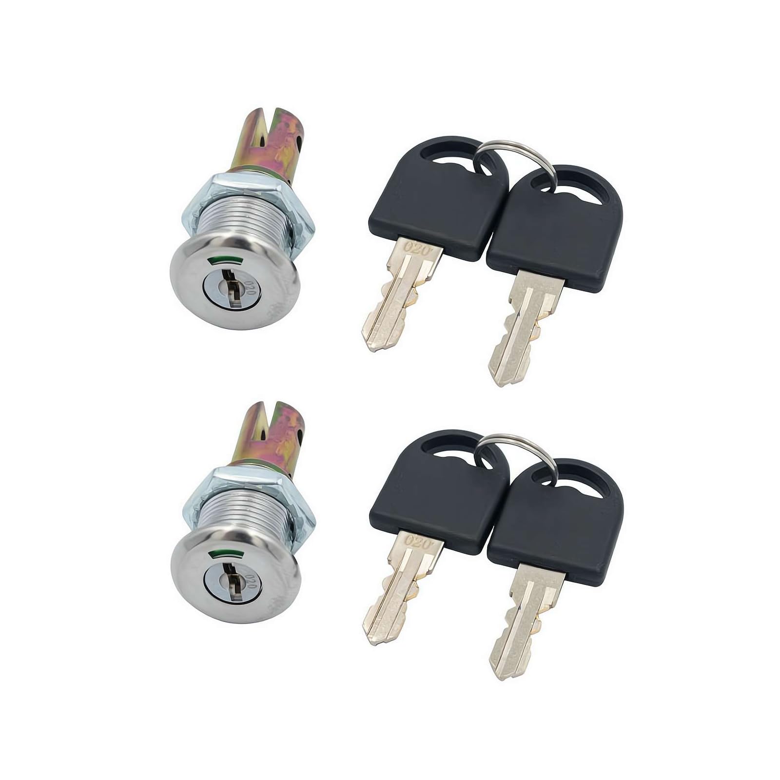 Universal Toolbox Lock Set with Keys - Heavy Duty Iron Cabinet & Drawer Locks for Craftsman Tool Boxes | Secure Storage for Workshops, Garages & Job Sites
