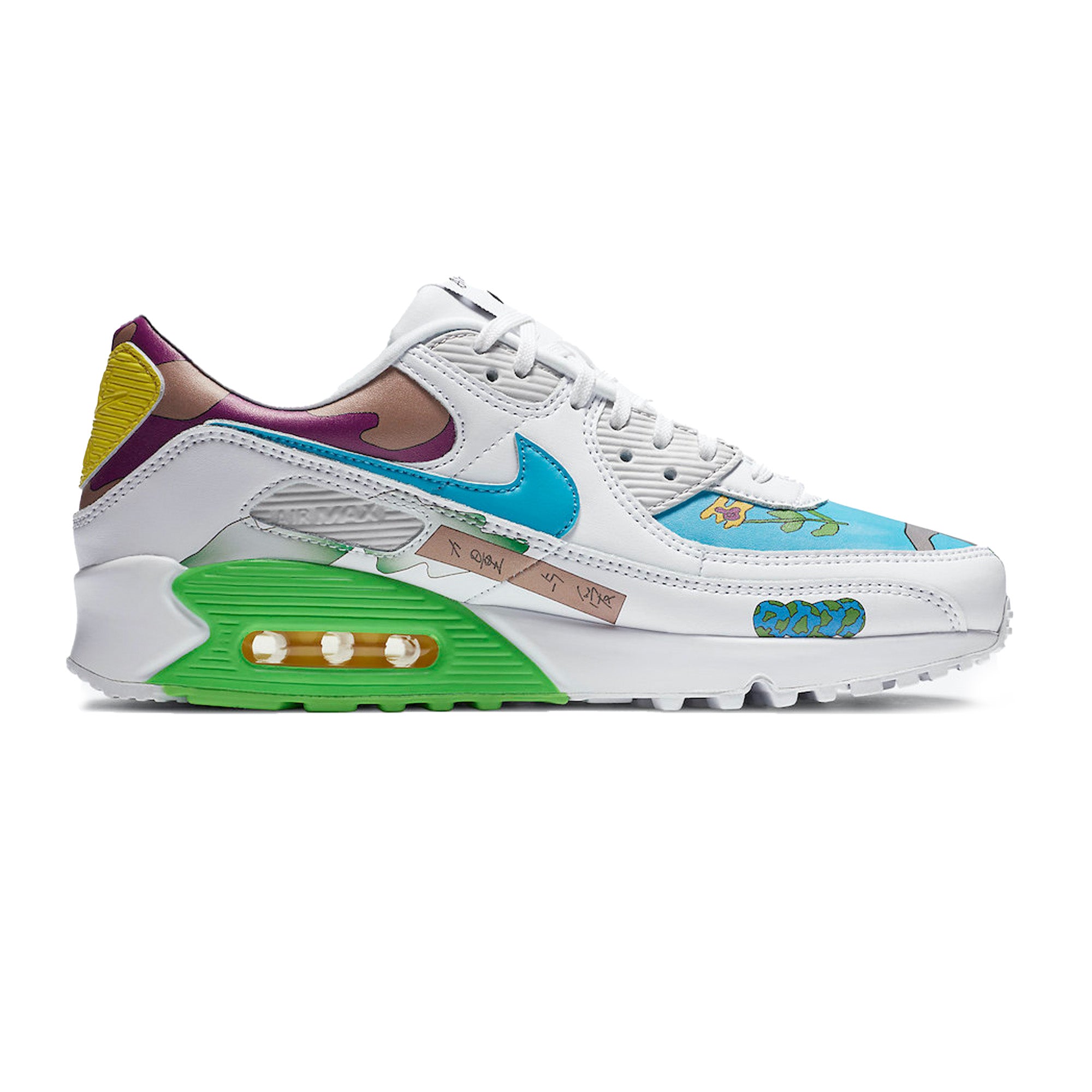 Nike Air Max 90 Flyleather 'Ruohan Wang' Running Shoes (2020) - Comfortable Sneakers for Men, Women | Perfect for Jogging, Gym Workouts & Casual Wear