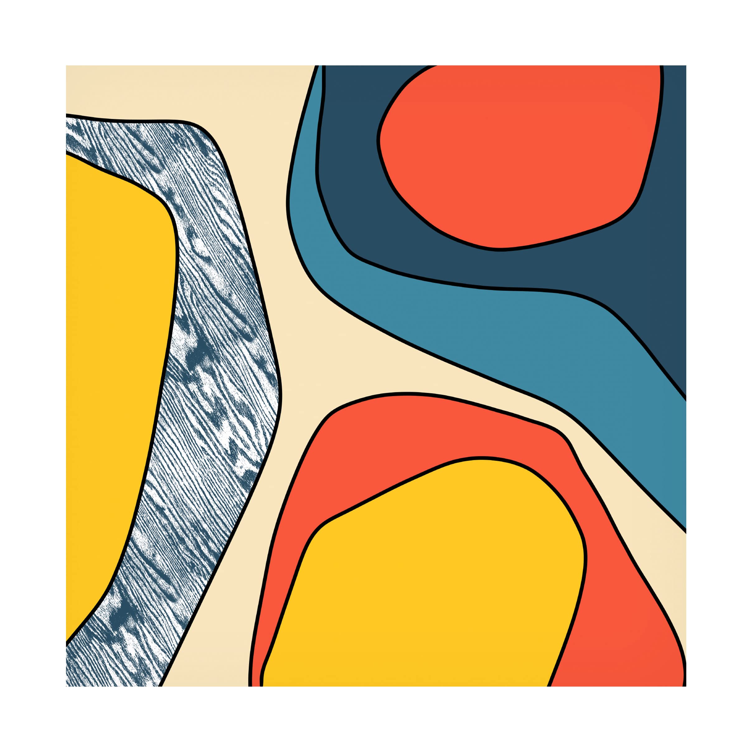 Trademark Fine Art 'Wood' Canvas Art by Trish Sierer - Nature Inspired Wall Decor for Living Room, Bedroom & Office