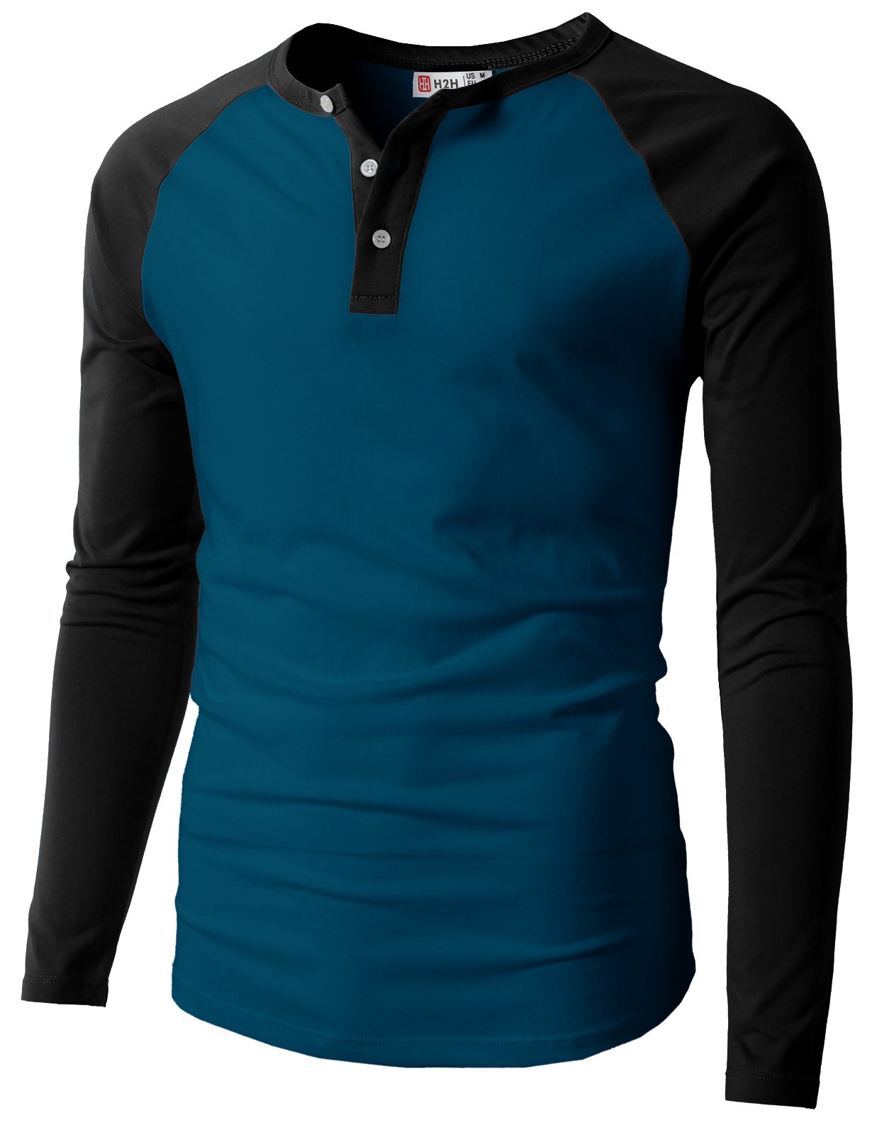 Men's Casual Slim Fit Henley Shirts | Raglan Long & 3/4 Sleeve Baseball Tees | Breathable Jersey Fabric | Perfect for Everyday Wear, Gym & Outdoor Activities