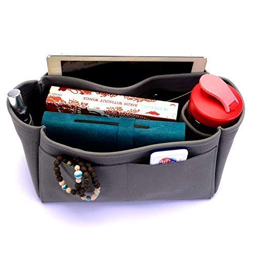 Genuine Suede Leather Handbag Organizer Insert for Hermes Garden Party 30 - Stylish Purse Organizer with Multiple Pockets for Women - Perfect for Work, Travel, and Everyday Use