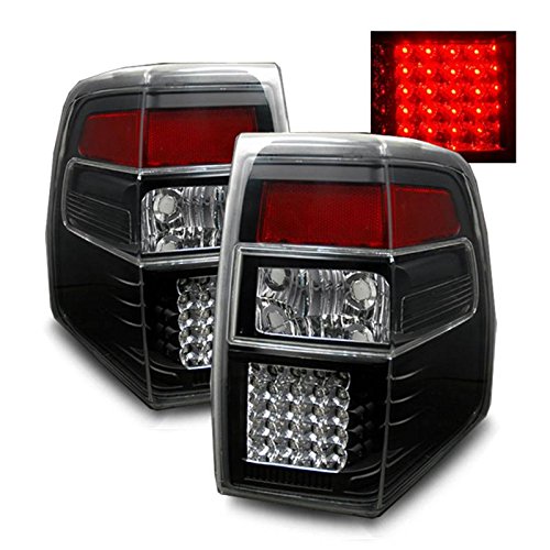 Ford Expedition LED Tail Lights Assembly Set - Black Pair (Left Driver & Right Passenger Side) | Durable Replacement for Enhanced Visibility & Style | Perfect for Night Driving & Custom Car Upgrades