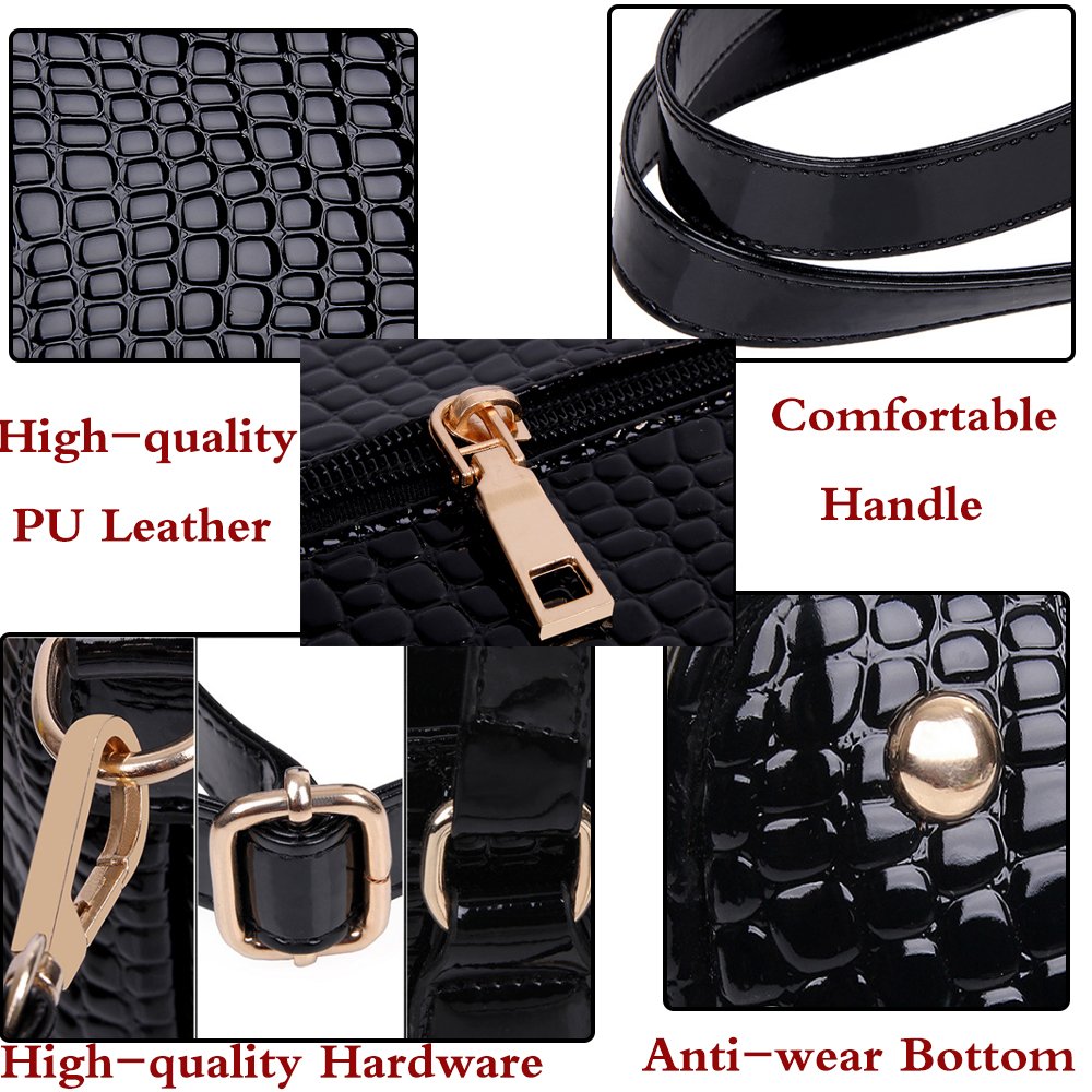 6-Piece Women's Handbag Set - Clutch, Top Handle, Tote, Satchel & Crossbody Bag with Wallet | Perfect for Work, Travel & Everyday Use