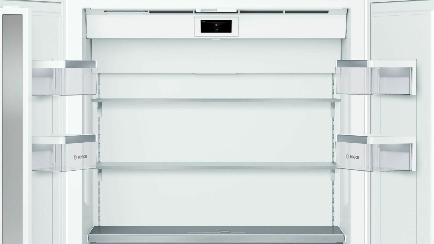 Bosch B36BT935NS 36-Inch Built-In Bottom Freezer Refrigerator - Energy Star Rated, Stainless Steel, Smart Home Compatible - Perfect for Modern Kitchens and Open Concept Living Spaces