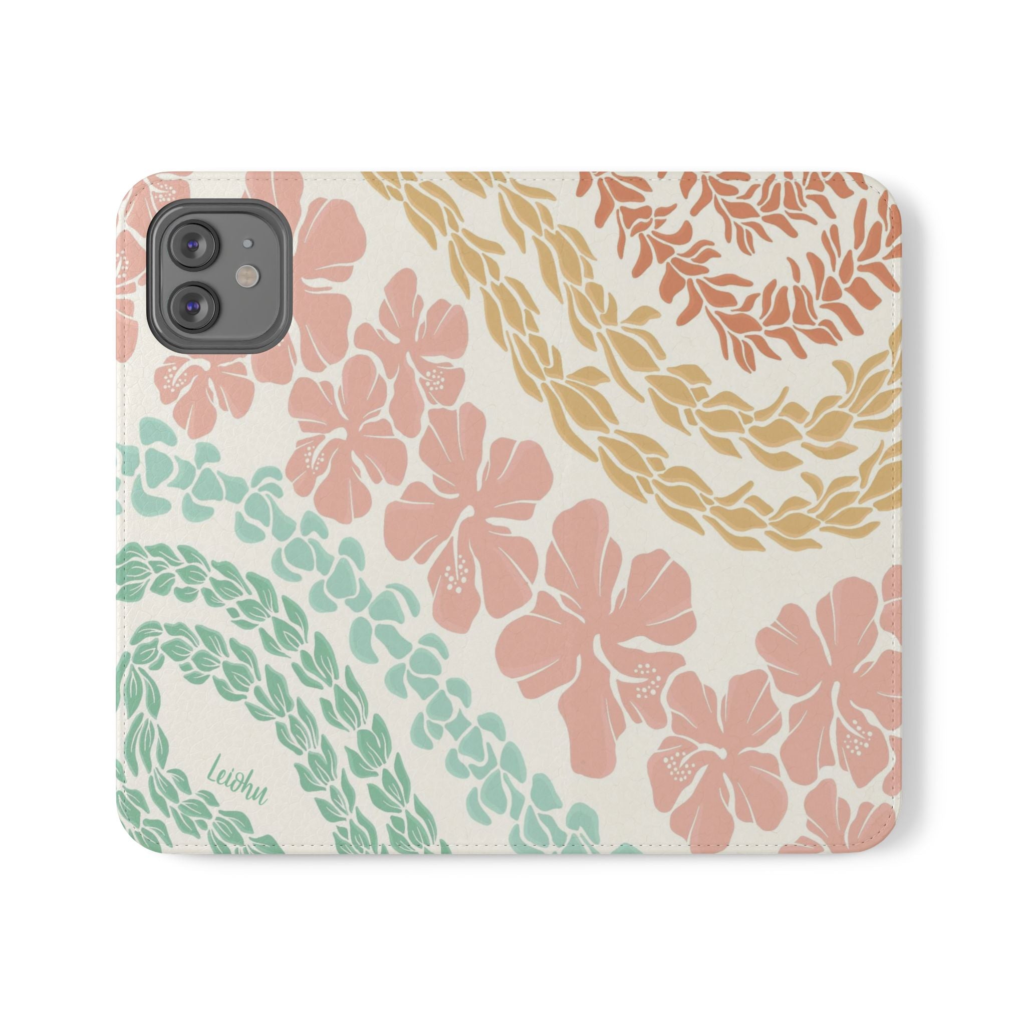 Stylish Groovy Lei Folio Case for iPhone & Samsung - Perfect for Travel, Work & Everyday Use