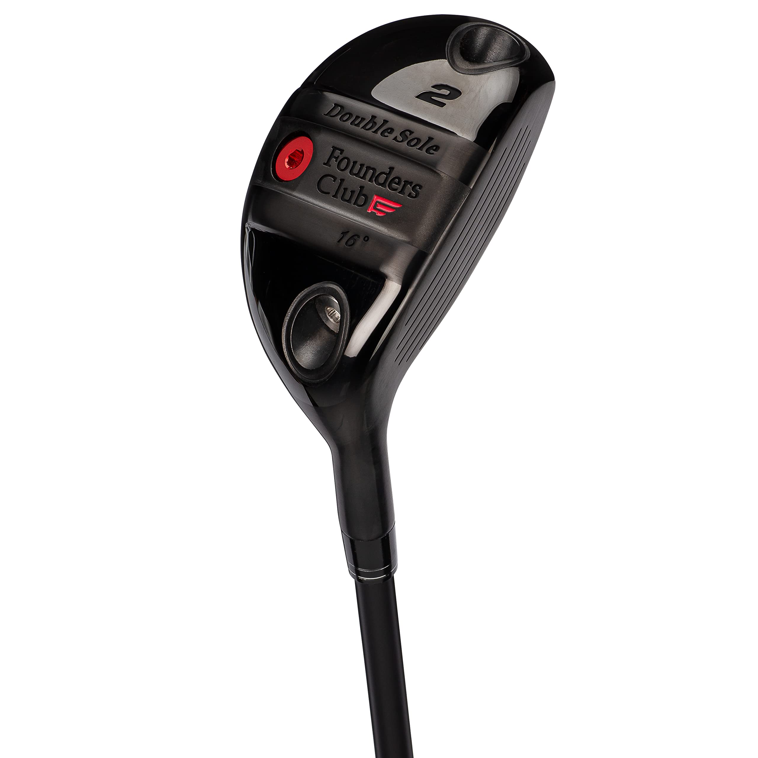 Founders Club Double Sole Hybrid Iron Golf Club with Head Cover - Forged Iron Set for Men & Women - Perfect for Fairway Shots, Rough Play & Long Distance Drives