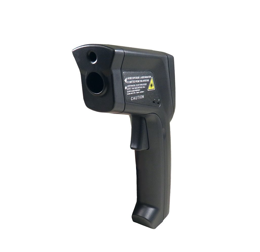 Non-Contact Infrared Thermometer Gun - Digital Temperature Gun with Alarm, 12:1 D:S Ratio, -58°F to 1400°F (-50°C to 760°C) - Perfect for Cooking, HVAC, Automotive & Industrial Use