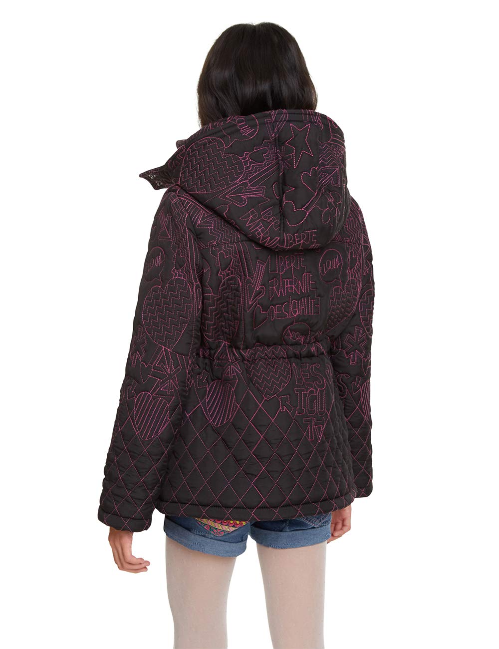 Desigual Clementina Girls' Winter Coat - Waterproof, Warm & Stylish Outerwear for School, Play & Outdoor Adventures