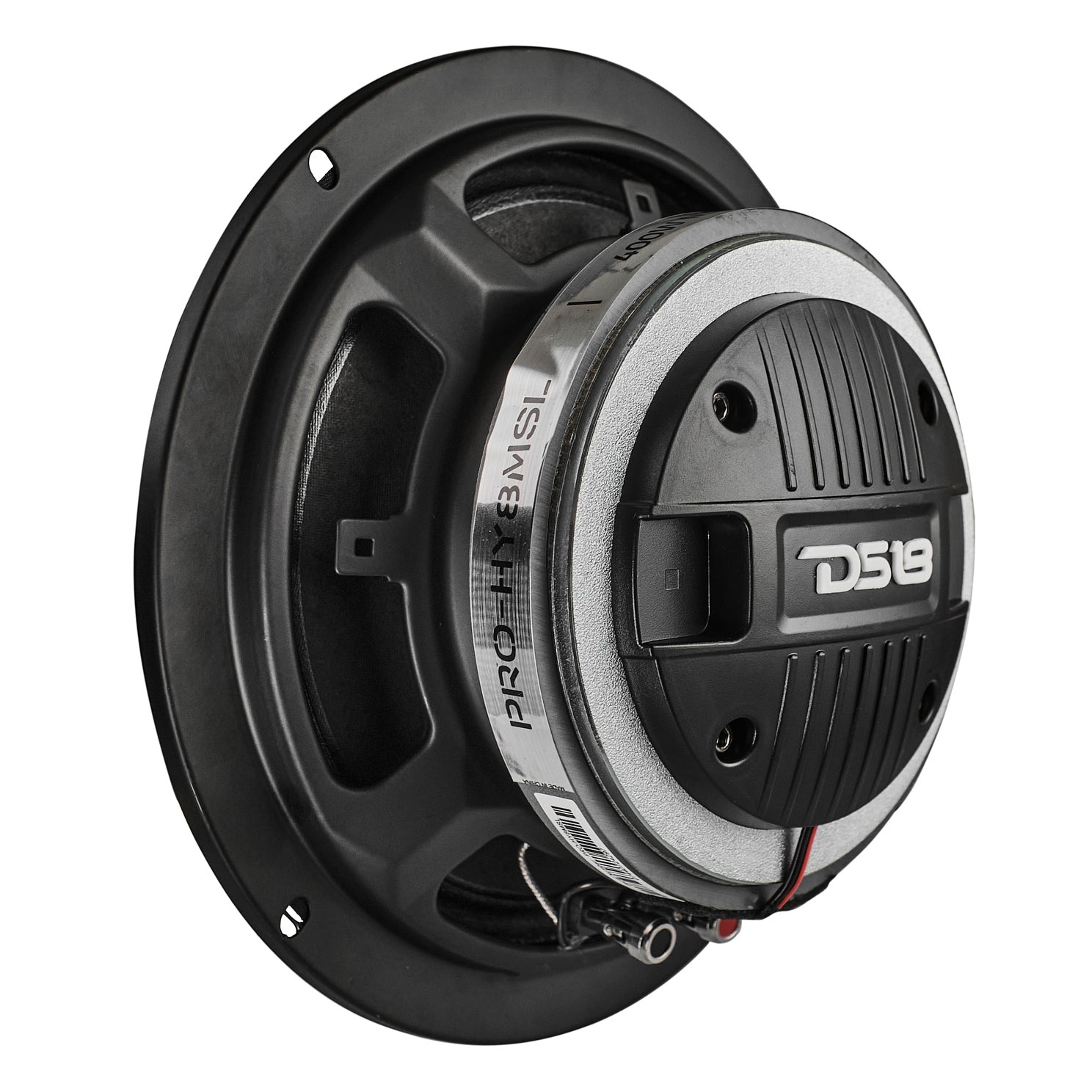 PRO 8 Shallow Coaxial Hybrid Mid-Range Loudspeaker with Built-in Driver - 200 Watts RMS, 8 Ohm - Perfect for Car Audio, Marine & Home Theater Systems