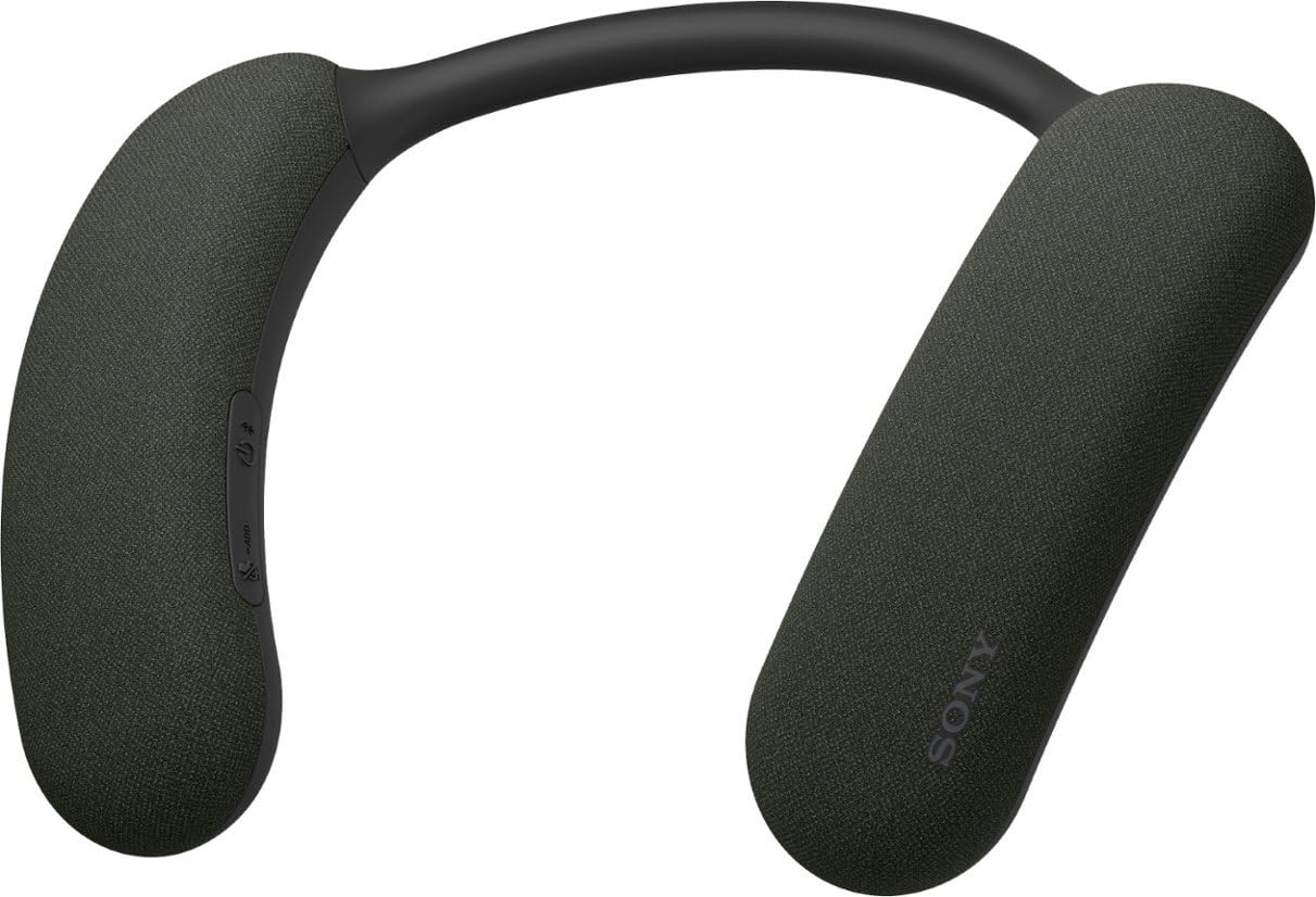 Sony HT-AN7 BRAVIA Theater U Wearable TV Speaker - Wireless Neckband Speaker for Immersive Home Theater Experience - Perfect for Movies, Gaming & Music - Black