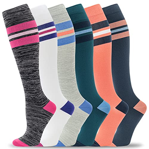 Aa-6 Pairs-multicolor-stripes