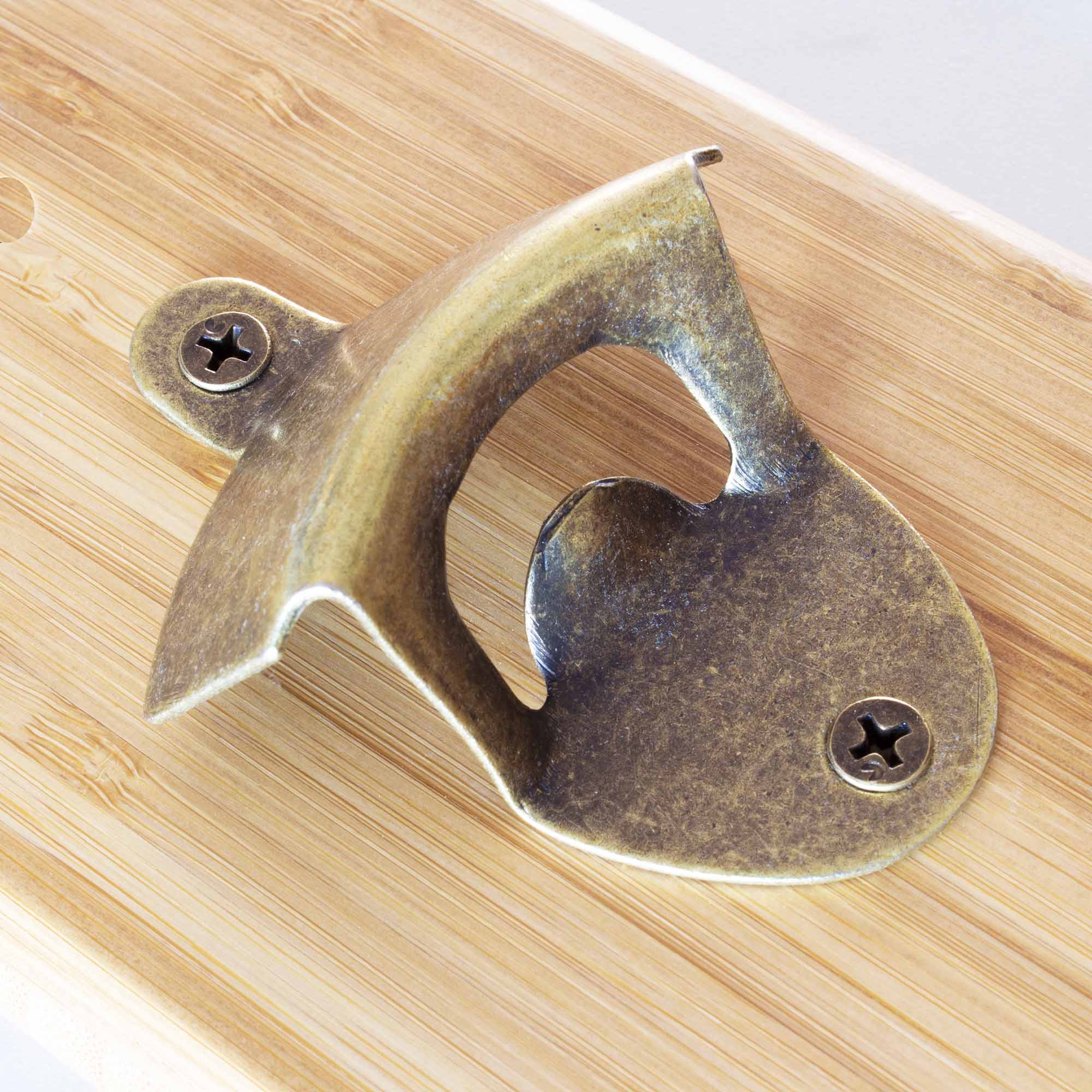 Stainless Steel Wall Mounted Bottle Opener with Magnetic Cap Catcher - Perfect for Kitchen, Bar, Garage & Outdoor Entertaining