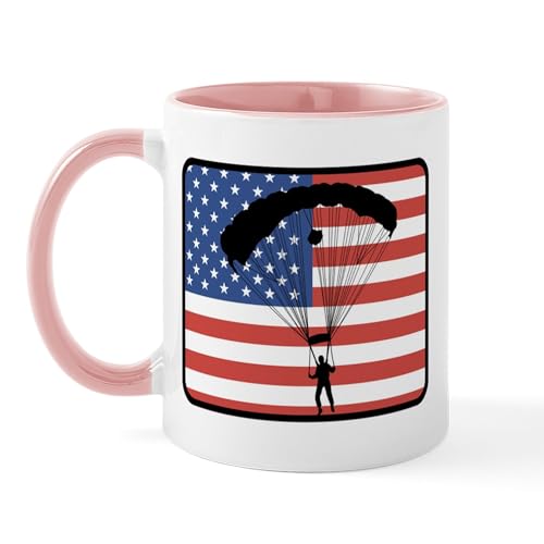 White/Pink Inside - American Skydiving Mug