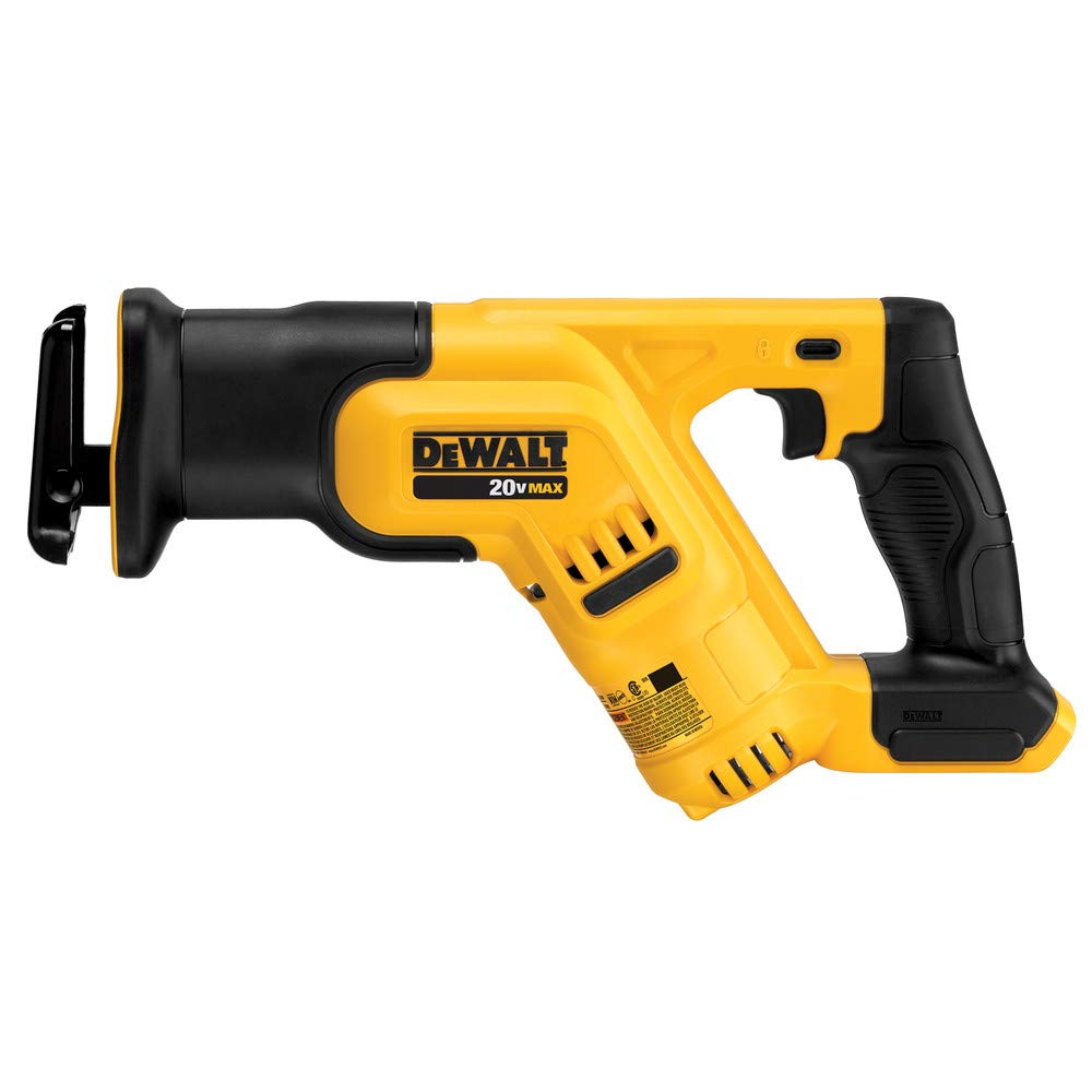 DEWALT DCS387B 20V Max Cordless Reciprocating Saw - Compact & Lightweight, Tool Only (Battery Not Included) - Ideal for DIY Projects, Wood Cutting, Metal Sawing, and Construction Work