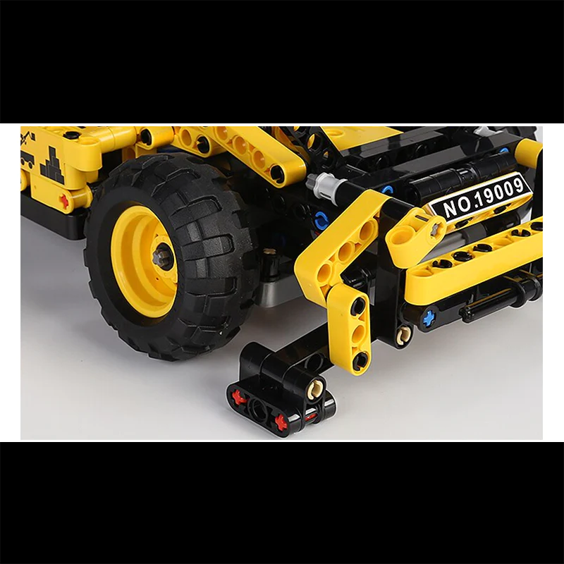 MOULD KING 19009 Pneumatic Forklift Building Toy Set - 803 PCS STEM Construction Kit for Kids & Adults | Educational Engineering Toy for Creative Play, Birthday Gifts & DIY Projects | Perfect for Home, School & Office Playtime