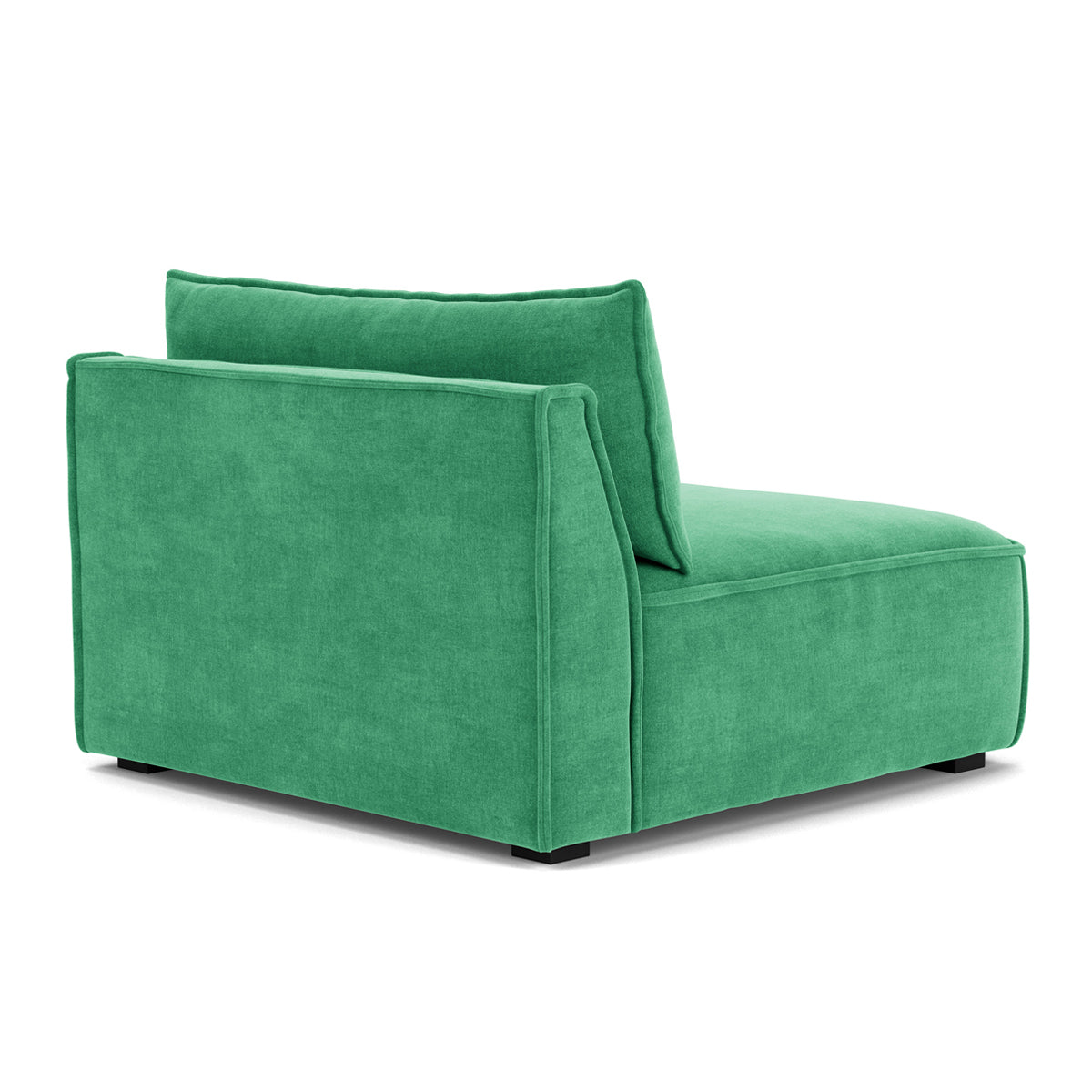 Daphne Fabric Modular 1-Seater Sofa (Armless) - Compact & Stylish for Small Spaces, Apartments, and Living Rooms