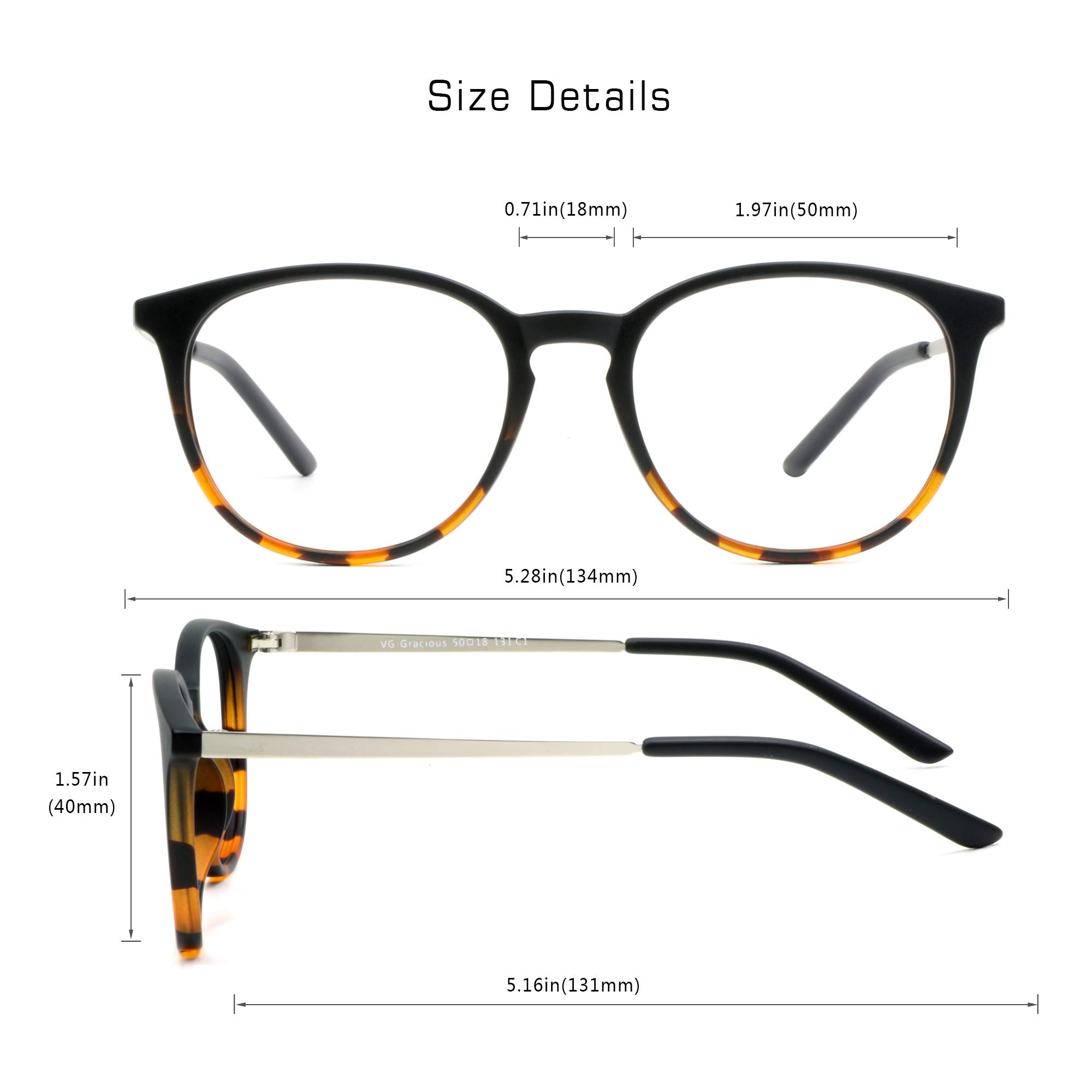 VisionGlobal Blue Light Blocking Glasses - Anti Glare for Computer & TV Use