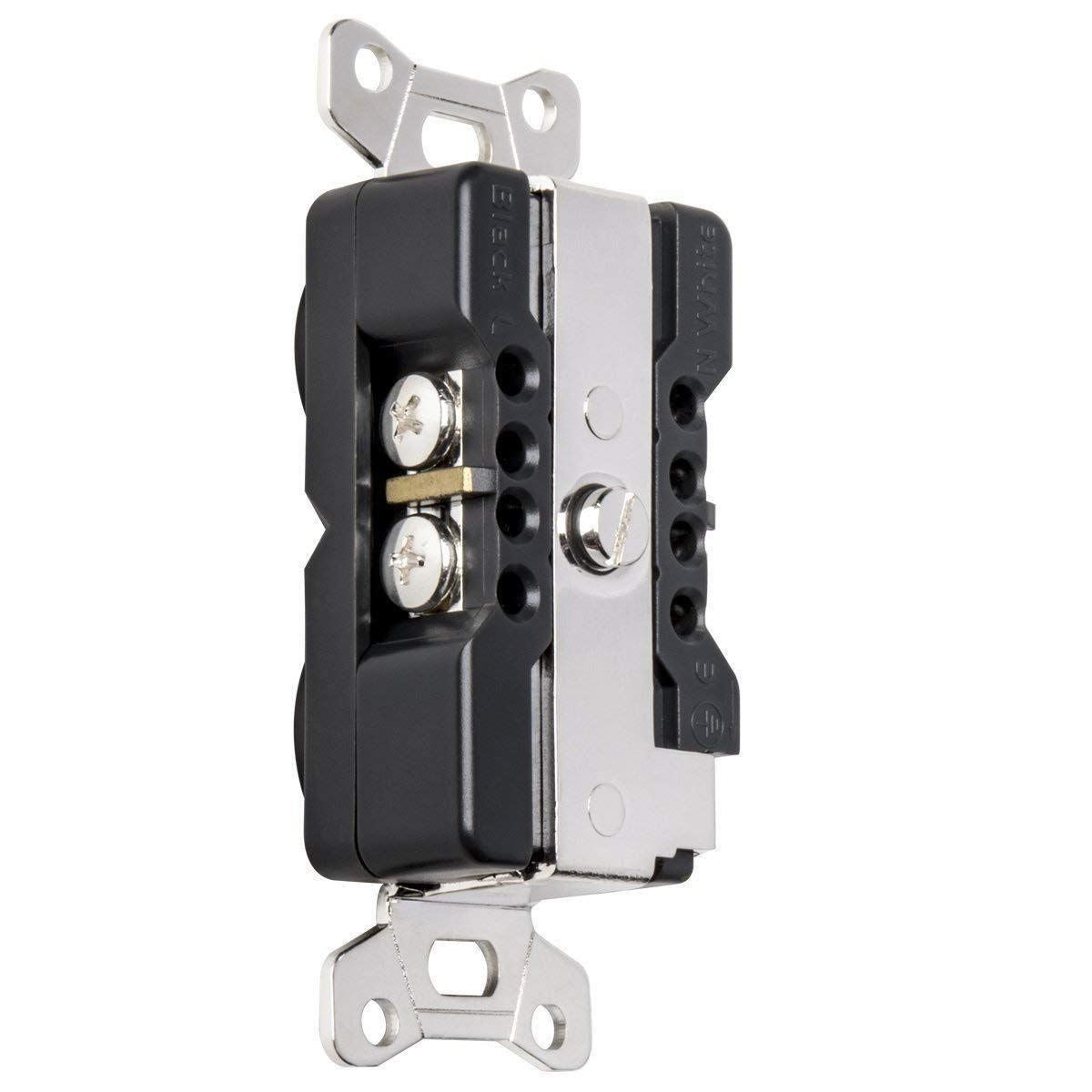 AudioQuest NRG Edison Duplex Wall Outlet - 15 AMP High Performance Power Outlet for Home Theater & Audiophile Systems - Perfect for Studio, Gaming & Home Office Setup