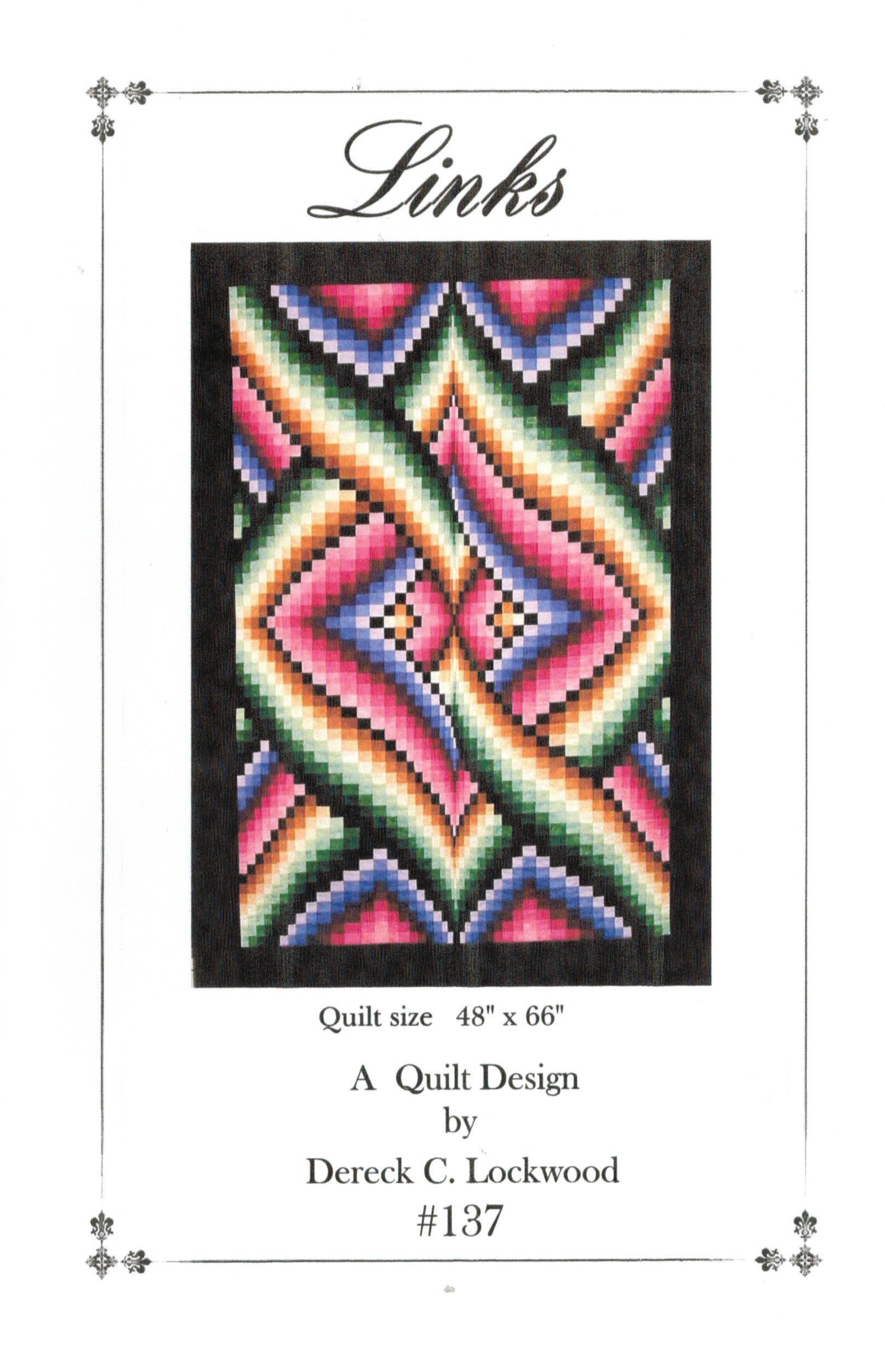 Dereck Lockwood Bargello Quilt Pattern - 48