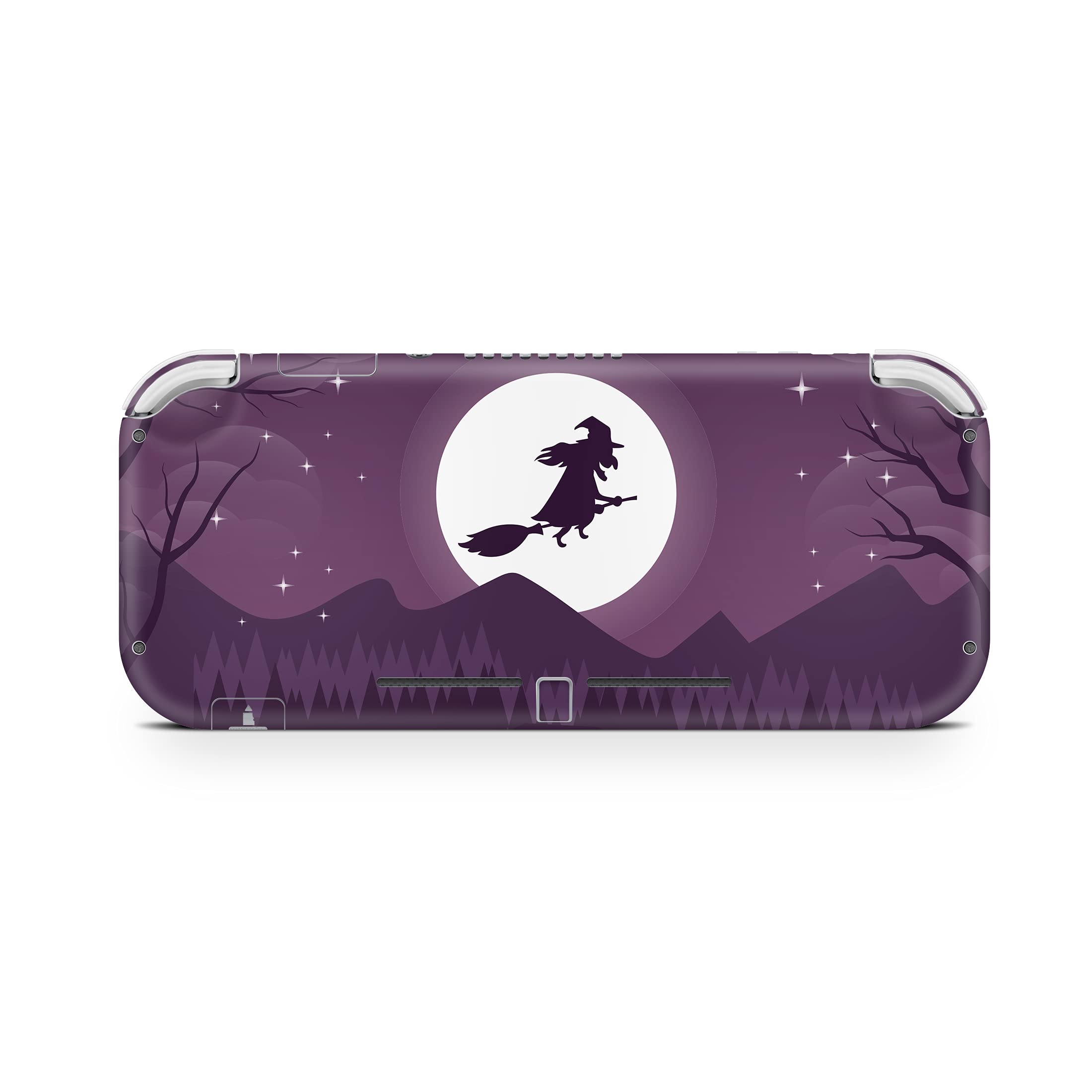 Premium 3M Vinyl Full Wrap Decal Skin for Nintendo Switch Lite - Halloween Witch Design | Protective Cover Compatible with Switch Lite | Perfect for Gaming, Halloween Decor & Gift Giving