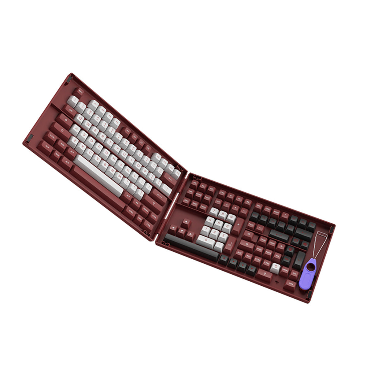 Akko Chicago Fullset PBT Doubleshot ASA Profile 158-Piece Keycaps - Perfect for Mechanical Keyboards, Gaming & Typing
