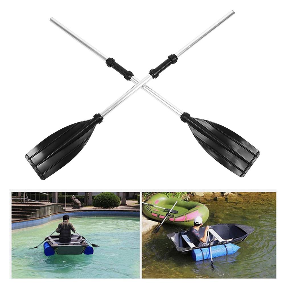 Premium Aluminum Alloy Boat Oars - 210cm/82.7in Detachable Paddles for Kayak, Canoe & Raft | Lightweight & Durable Marine Oars | Perfect for Fishing, Camping & Water Sports Adventures