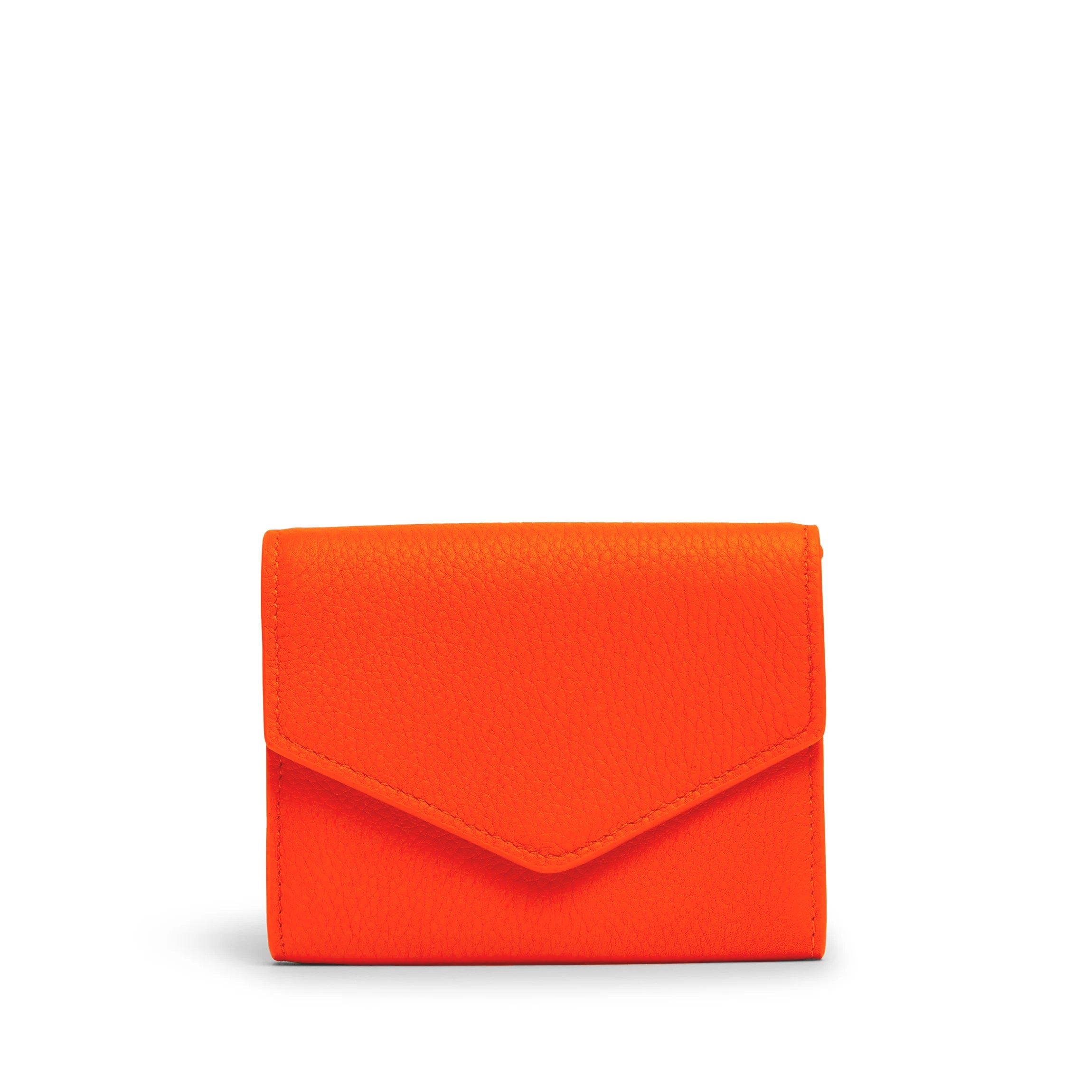 Haven Compact Wallet Clementine - Slim RFID Blocking Minimalist Wallet for Men & Women - Perfect for Travel, Daily Use & Gift Giving