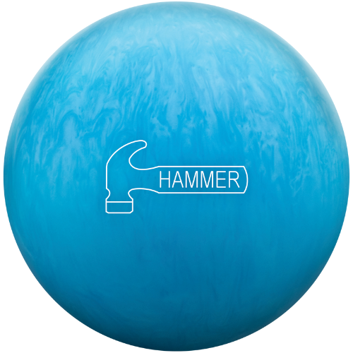 Hammer NU Blue Hammer Bowling Ball - High Performance Reactive Resin for Hook & Control - Perfect for League Play & Tournament Bowlers