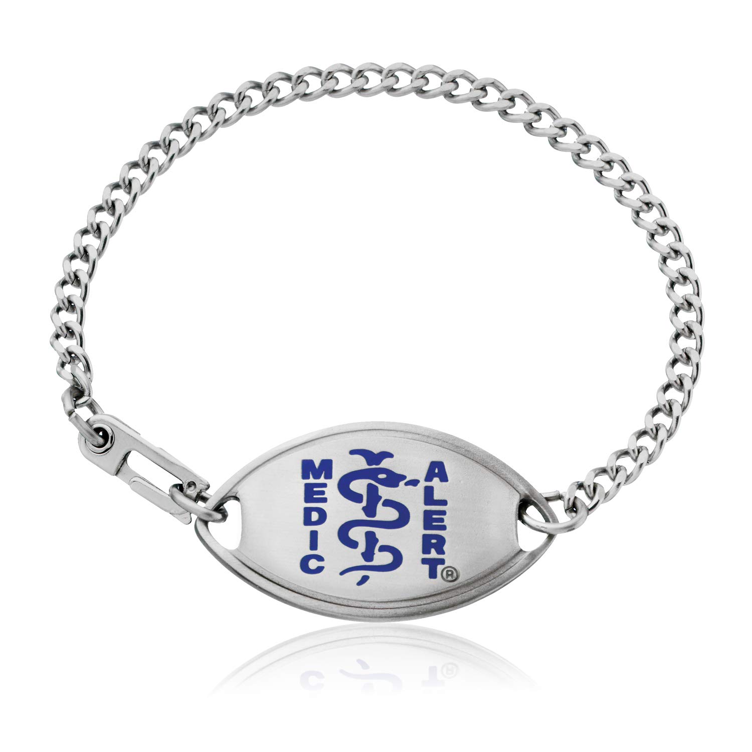 Medical Alert Bracelets for Women & Men - Custom Engraved ID Bracelets for Seniors & Diabetics | USA MedicAlert Foundation Approved | Emergency Medical Identification Jewelry for Daily Wear & Travel Safety