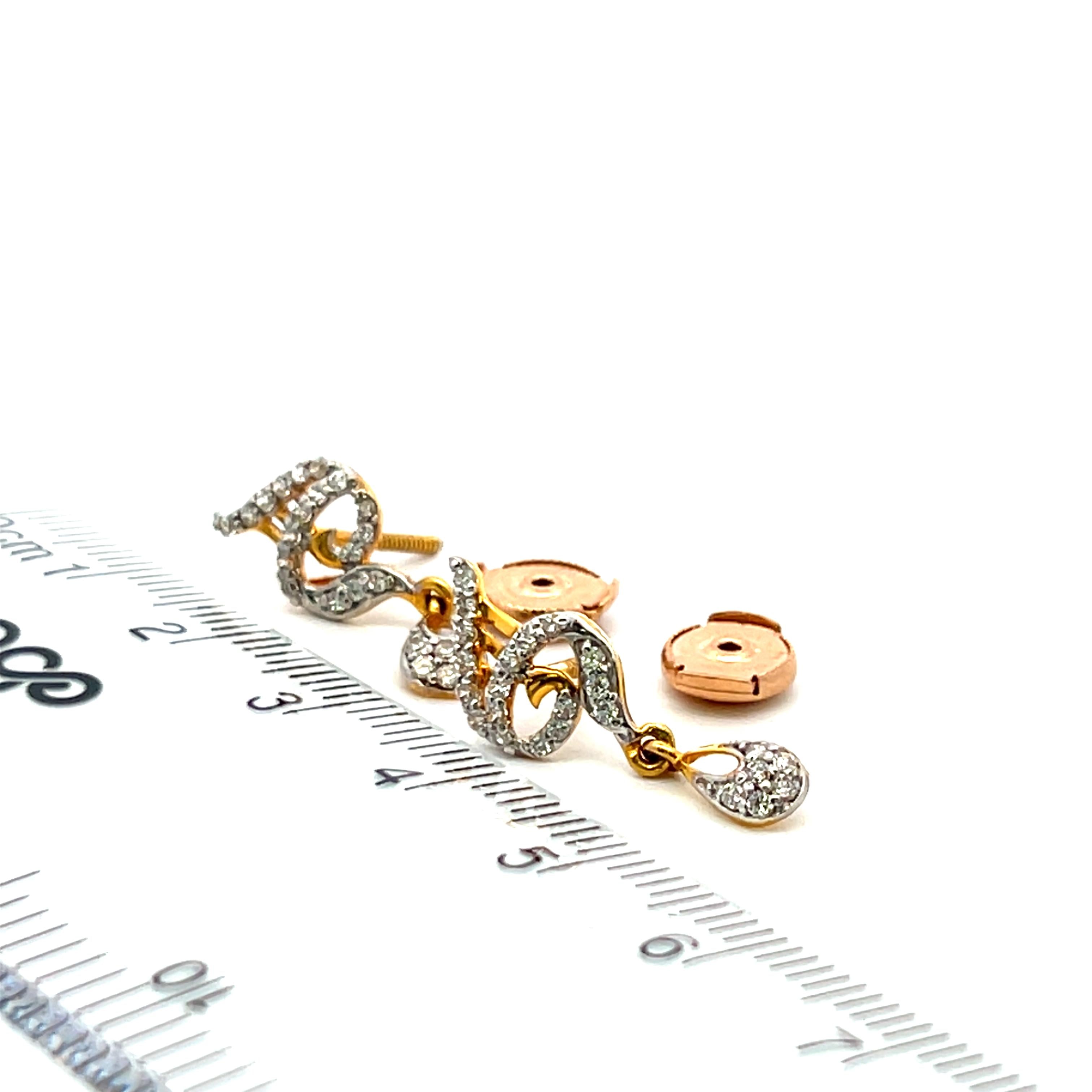 0.15 Carat Round Brilliant Diamond 18K Yellow Gold Stud Earrings for Women - Perfect for Everyday Wear, Gift Giving & Special Occasions