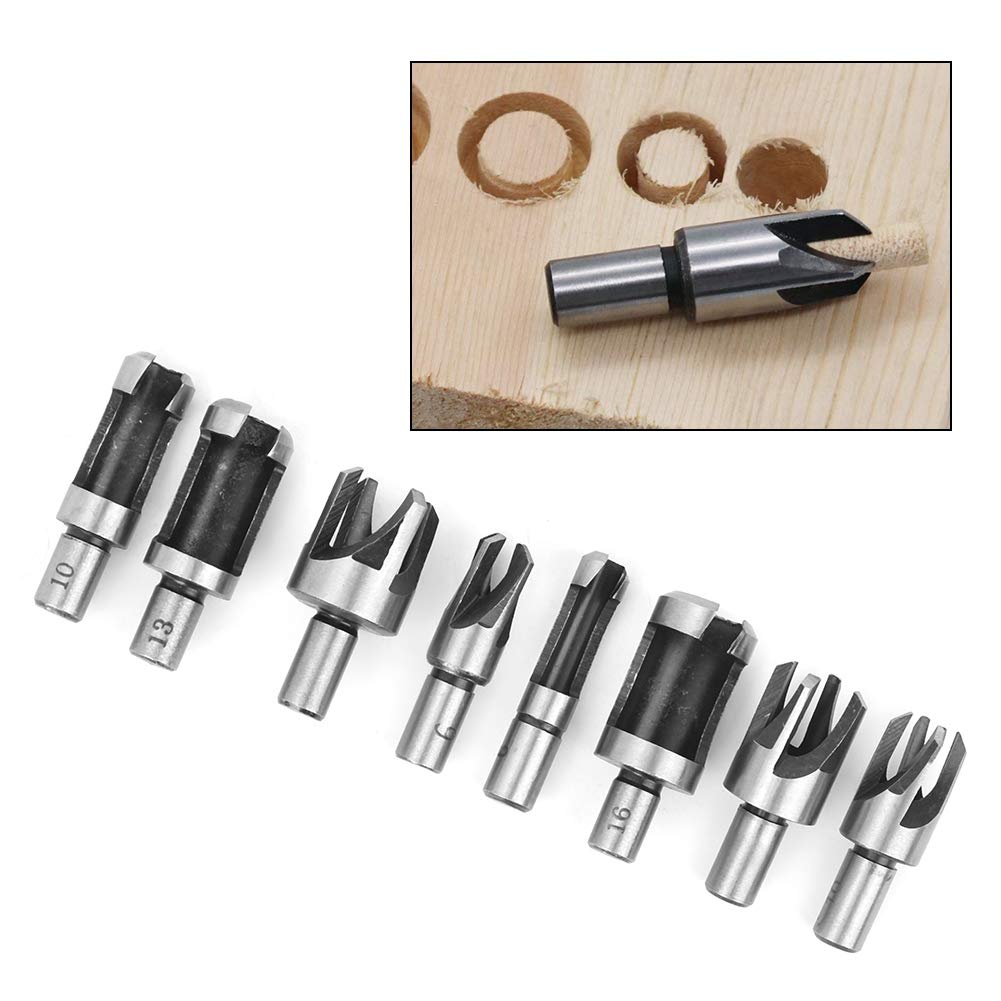 High Carbon Steel Small Wood Plug Cutter & Dowel Maker Tool - Durable for Bench Drills & Electric Drills - Perfect for Woodworking, DIY Projects & Furniture Repair