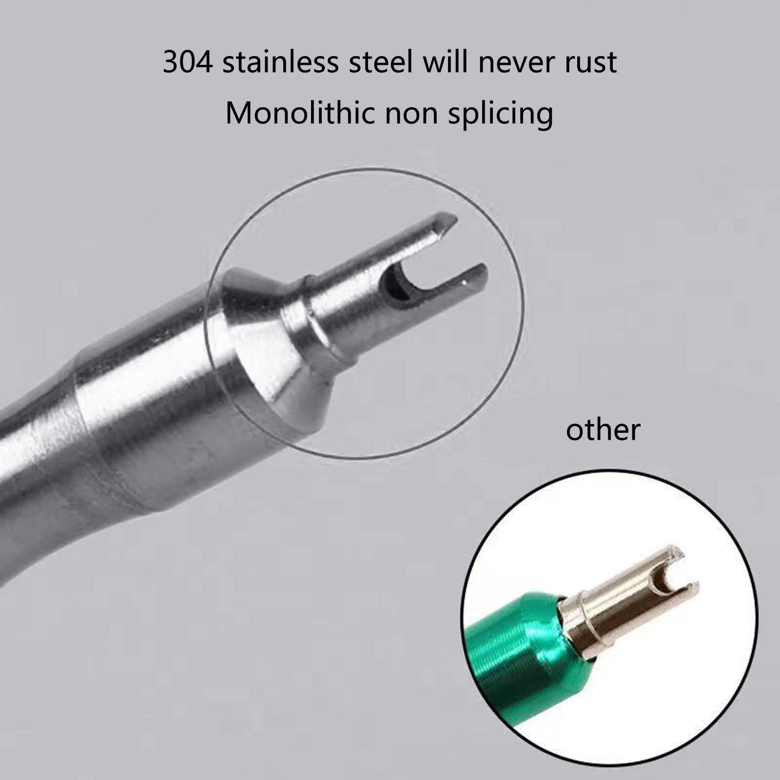 Tire Core Insert Remover Tool - Professional Tire Repair Core Wrench Screwdriver for Car, Bike & Motorcycle Wheels - Essential for Auto, Electric Vehicle & Bicycle Maintenance - Perfect for Garage, Roadside & DIY Tire Repairs