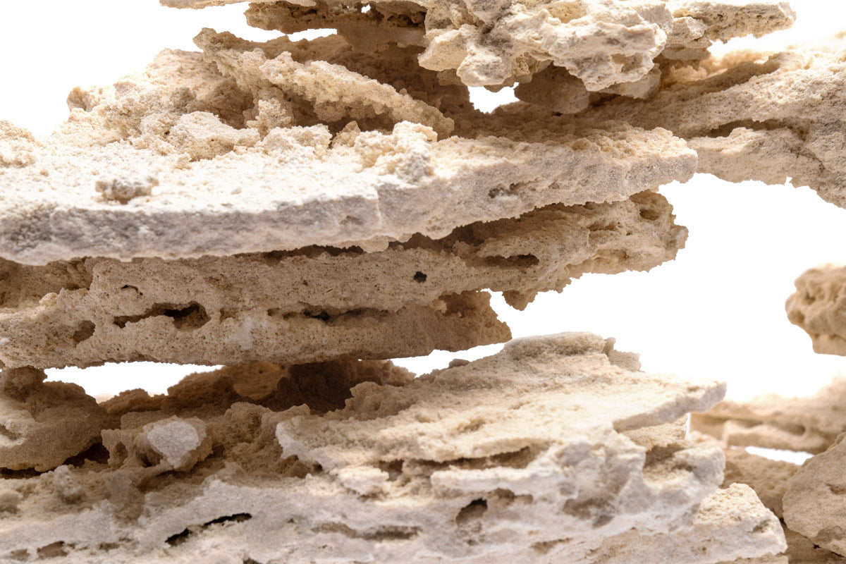 Premium MarcoRocks Shelf Rock for Aquascaping - Natural Decorative Stone for Saltwater & Freshwater Aquariums, Fish Tanks & Reef Tanks - Perfect for Coral Placement & Aquatic Habitat Design