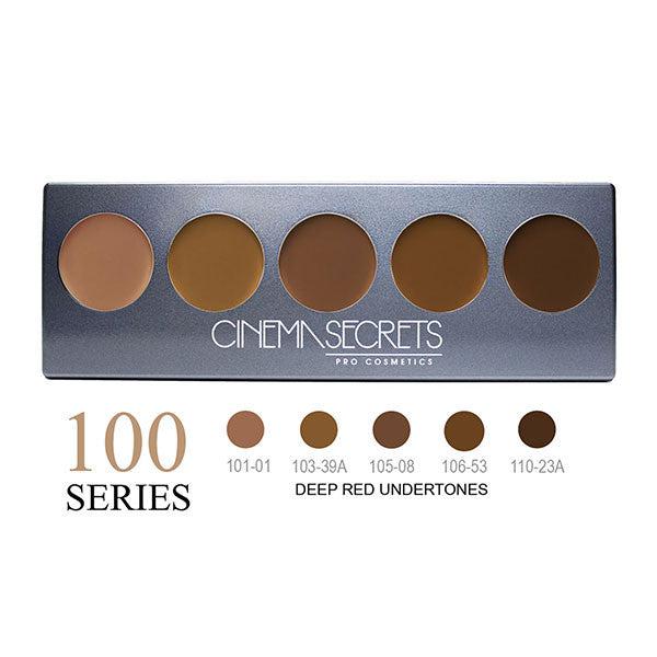 Cinema Secrets Ultimate 5-in-1 Pro Foundation Palette - Professional Makeup Kit for Flawless Coverage, Contouring & Highlighting - Perfect for Bridal, Photo Shoots & Everyday Glam Makeup Looks