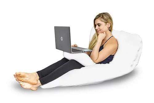 NUVU BABY Full Body Pregnancy Pillow - U Shaped Maternity Support Cushion for Back, Belly & Hip Pain Relief - Perfect for Sleeping, Nursing & Relaxing During Pregnancy