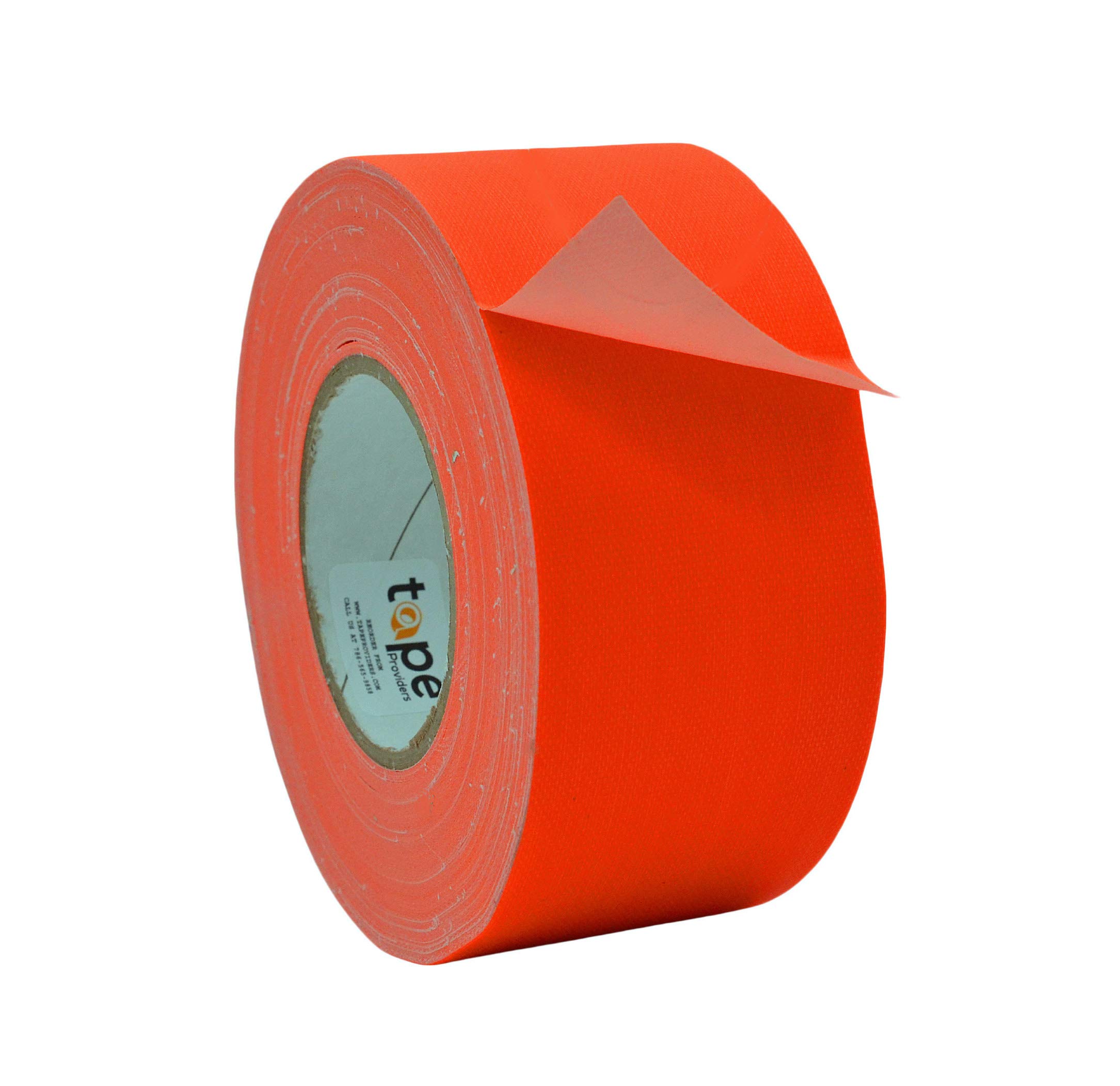 WOD GTC12 Fluorescent Orange Gaffer Tape - 6 inch x 60 ft, Residue-Free, Non-Reflective Cloth Fabric for Secure Cords - Water Resistant for Photography, Filming Backdrops & Production Sets - Perfect for Stage Lighting, Cable Management and Event Setup