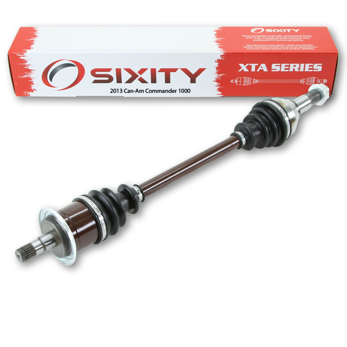 Sixity 2013 Can-Am Commander 1000 4X4 Front Left XTA Axles Driver LTD Replacement - Compatible with ATV UTV Off-Road Vehicles - Perfect for Trail Riding, Hunting & Farm Work