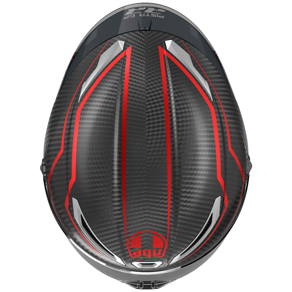 AGV Pista GP RR ECE 22.06 Performante Carbon Fiber Motorcycle Helmet - Red | Lightweight Racing Helmet for Track & Street Riding | High-Performance Safety Gear for Motorcycle Enthusiasts