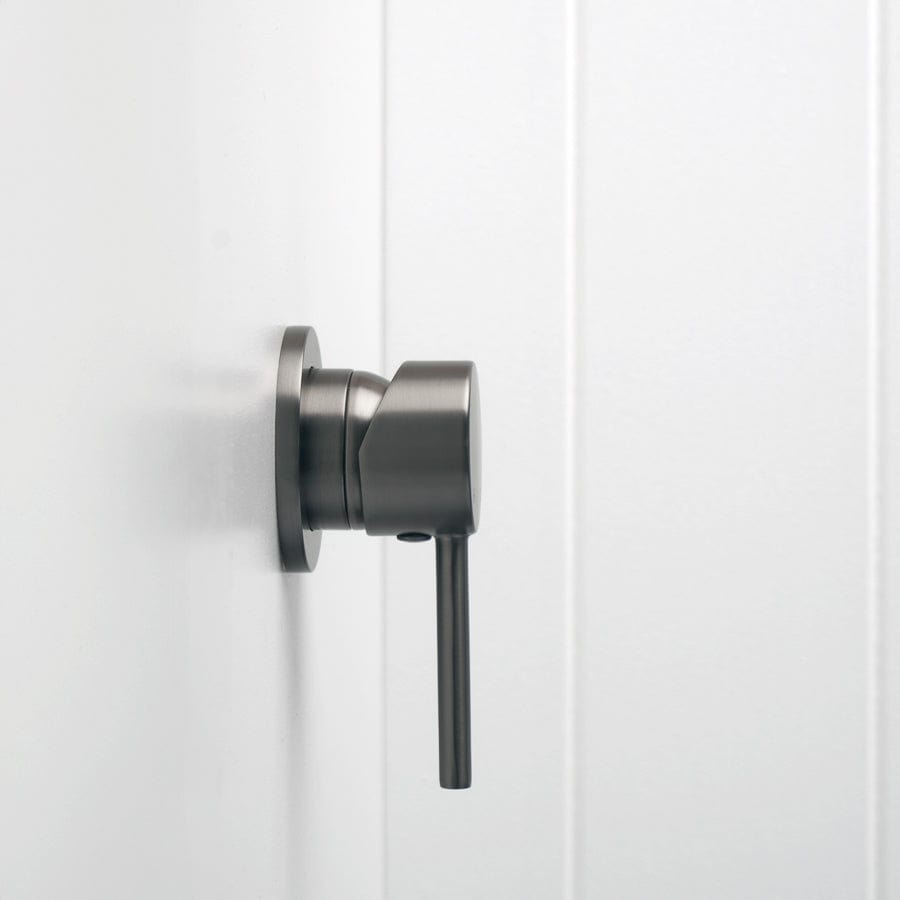 Sydney Wall Mixer Faucet in Gunmetal Finish - Perfect for Modern Kitchen and Bathroom Sinks