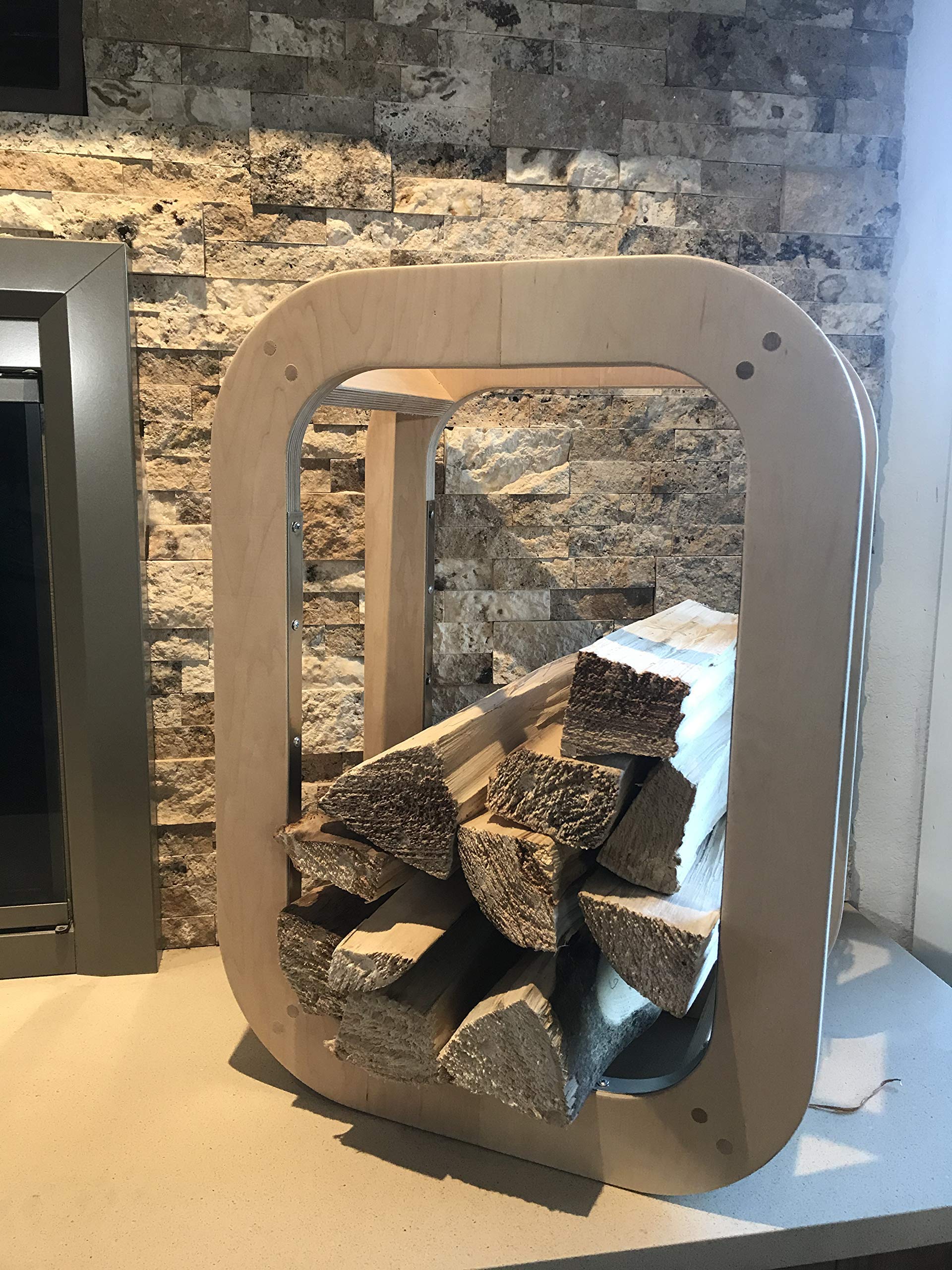 Heavy Duty Firewood Rack for Indoor & Outdoor Use - Sturdy Firewood Holder & Storage Organizer - Perfect for Fireplace, Wood Stove, Camping & Patio