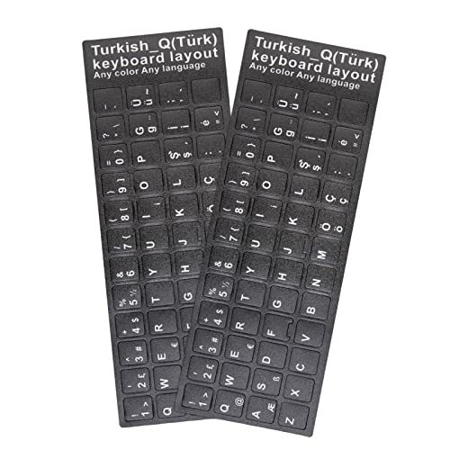 Turkish-black/White Letters