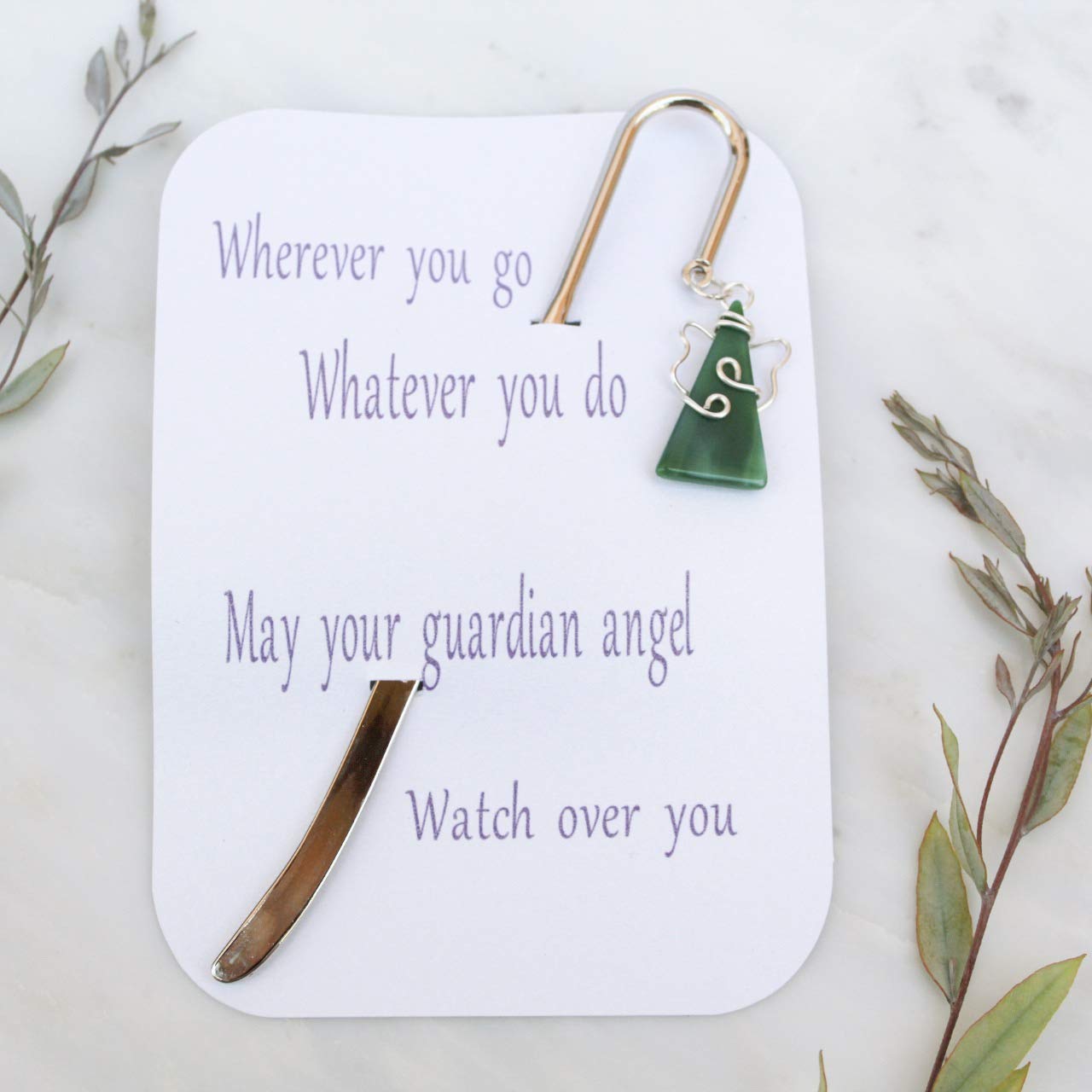 Guardian Angel Bookmark - Pastor Retirement Gift, Wedding Officiant Appreciation, Thank You Clergy Present - Perfect for Religious Ceremonies, Bible Study & Spiritual Gifting