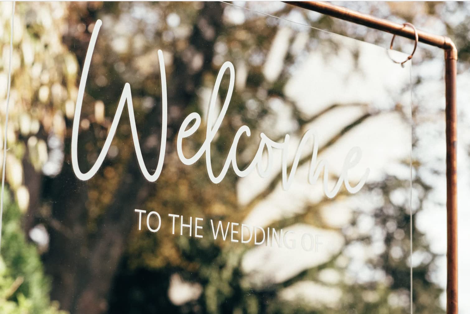 Copper Easel Stand - Elegant Wedding Welcome Sign Holder for Floor Display - Perfect for Weddings, Events, and Home Decor