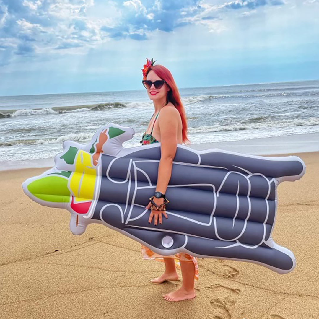 Premium SUFFERING BASTARD Pool Float - Fun Inflatable Drink Holder for Pool Parties, Beach Vacations & Summer Relaxation