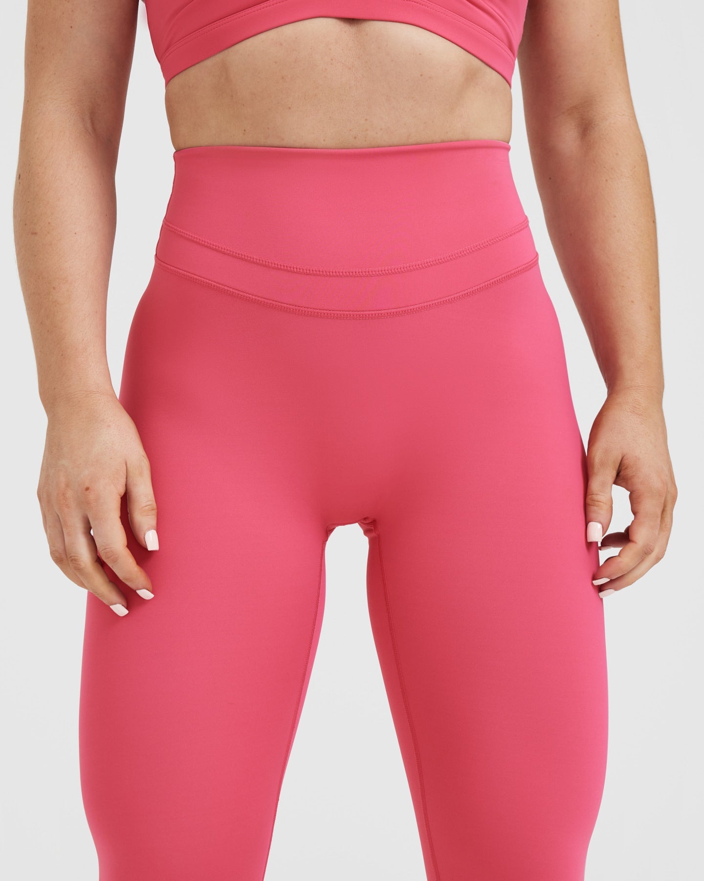 High Waisted Leggings for Women - Soft Velvet Pink Yoga Pants with Tummy Control | Perfect for Workouts, Yoga & Everyday Comfort