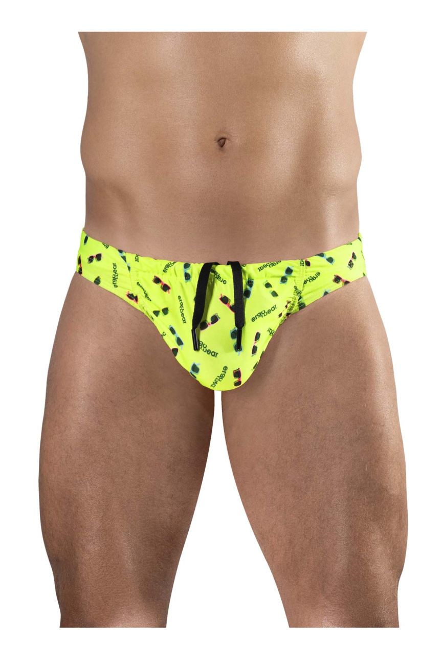 ErgoWear SW Swim Brief - Comfortable Men's Swimwear for Lap Swimming, Beach & Pool Activities | Quick-Dry Fabric with UPF 50+ Sun Protection