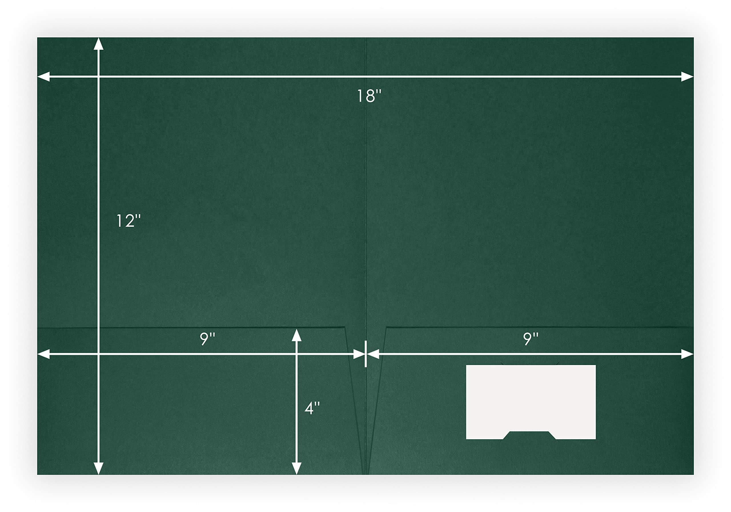 25-Pack Green Estate Planning Document Pocket Folders - 9