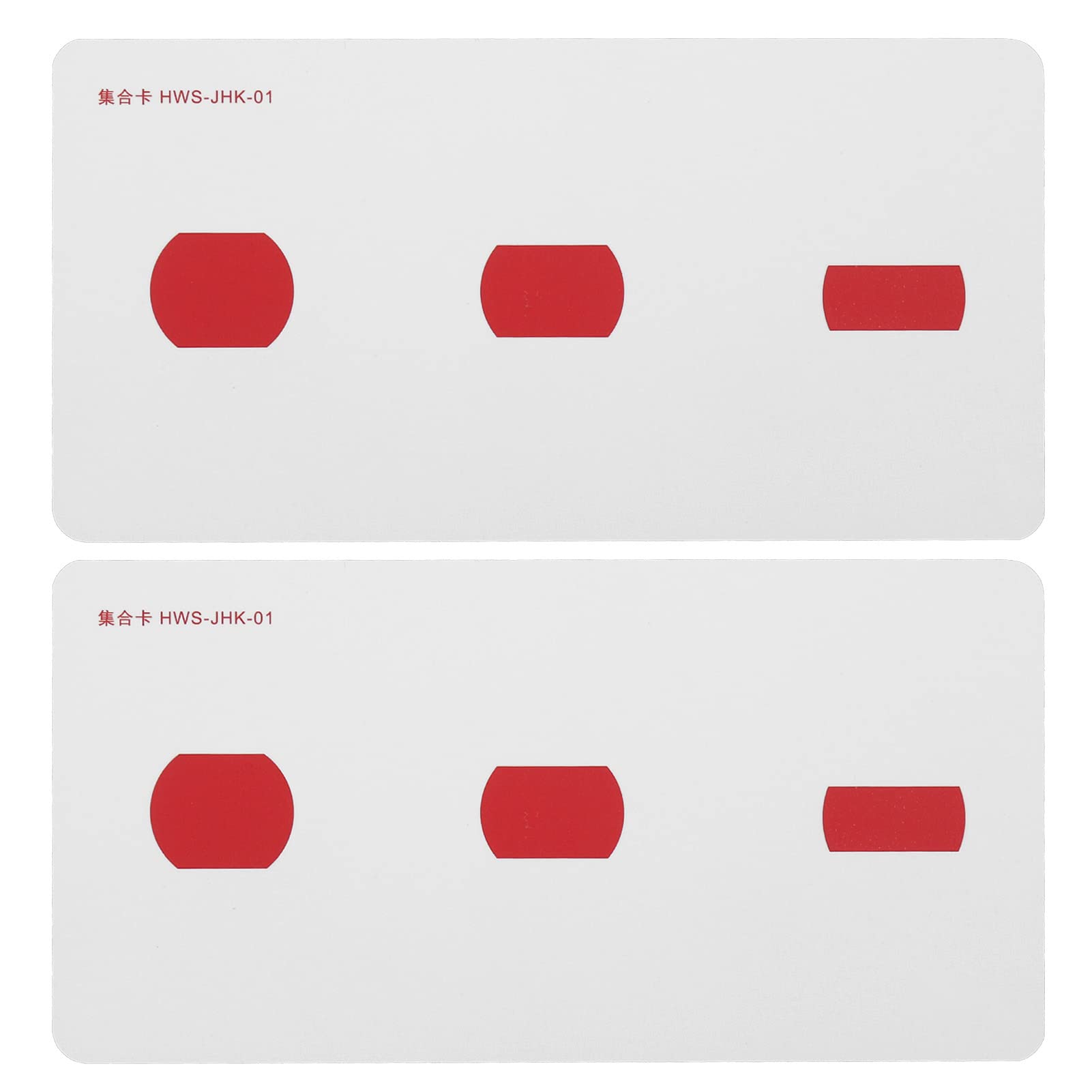 2pcs Strabismus Correction Cards for Adults & Kids - Amblyopia Training Cards for Lazy Eye Therapy - Improve Vision & Eye Coordination (Perfect for Home & Clinic Use)