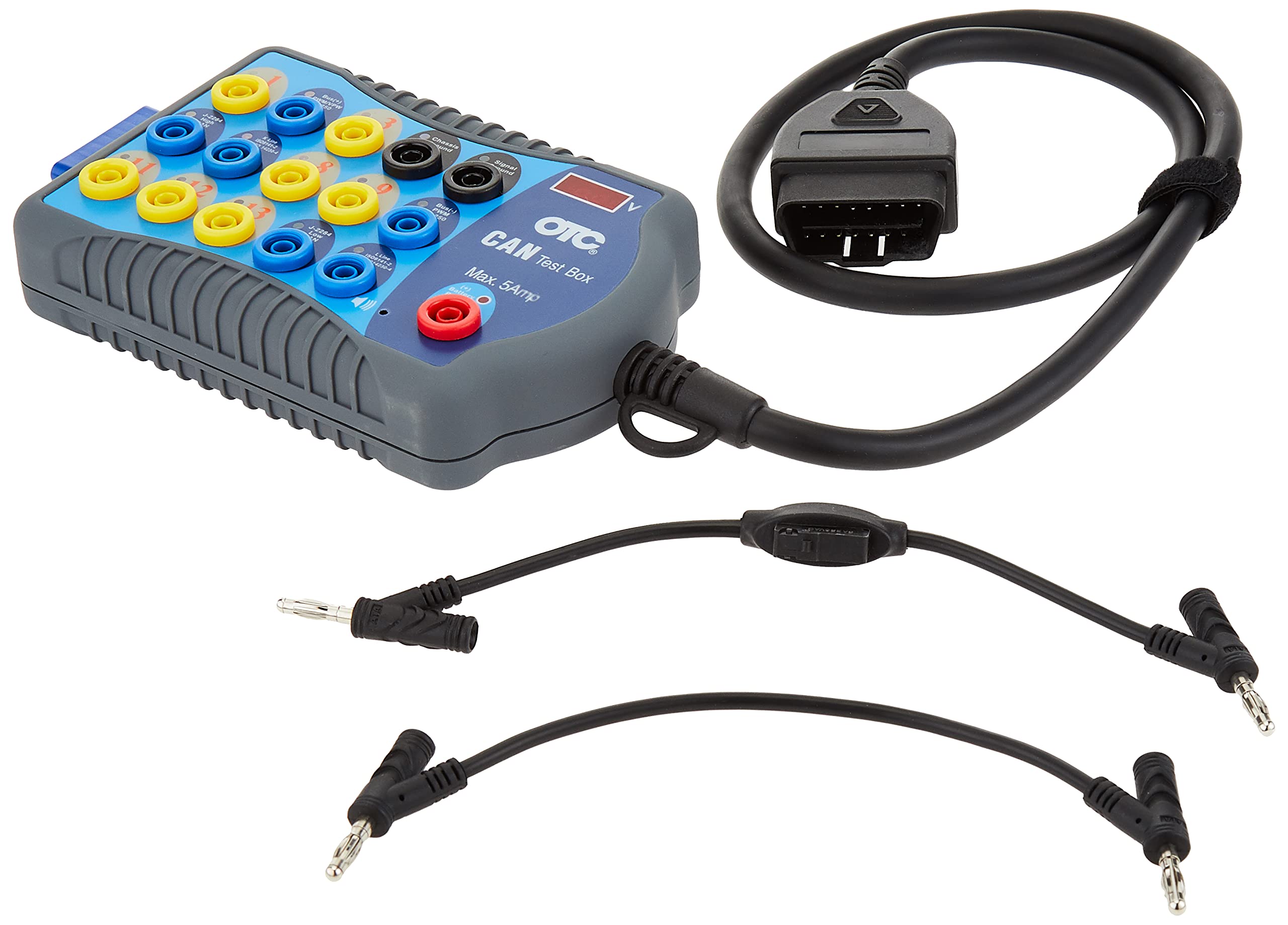 OTC (3415) CAN Test Box - Automotive Breakout Box & Protocol Detector for Vehicle Diagnostics (Black) | Ideal for Mechanics, DIY Car Repairs & CAN Bus System Testing