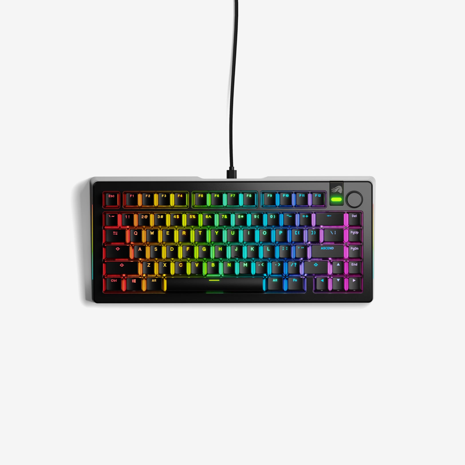 GMMK 3 PRO 96% Hot-Swappable Mechanical Gaming Keyboard - RGB Backlit, USB-C, Prebuilt for PC & Mac - Perfect for Gaming, Coding & Office Work